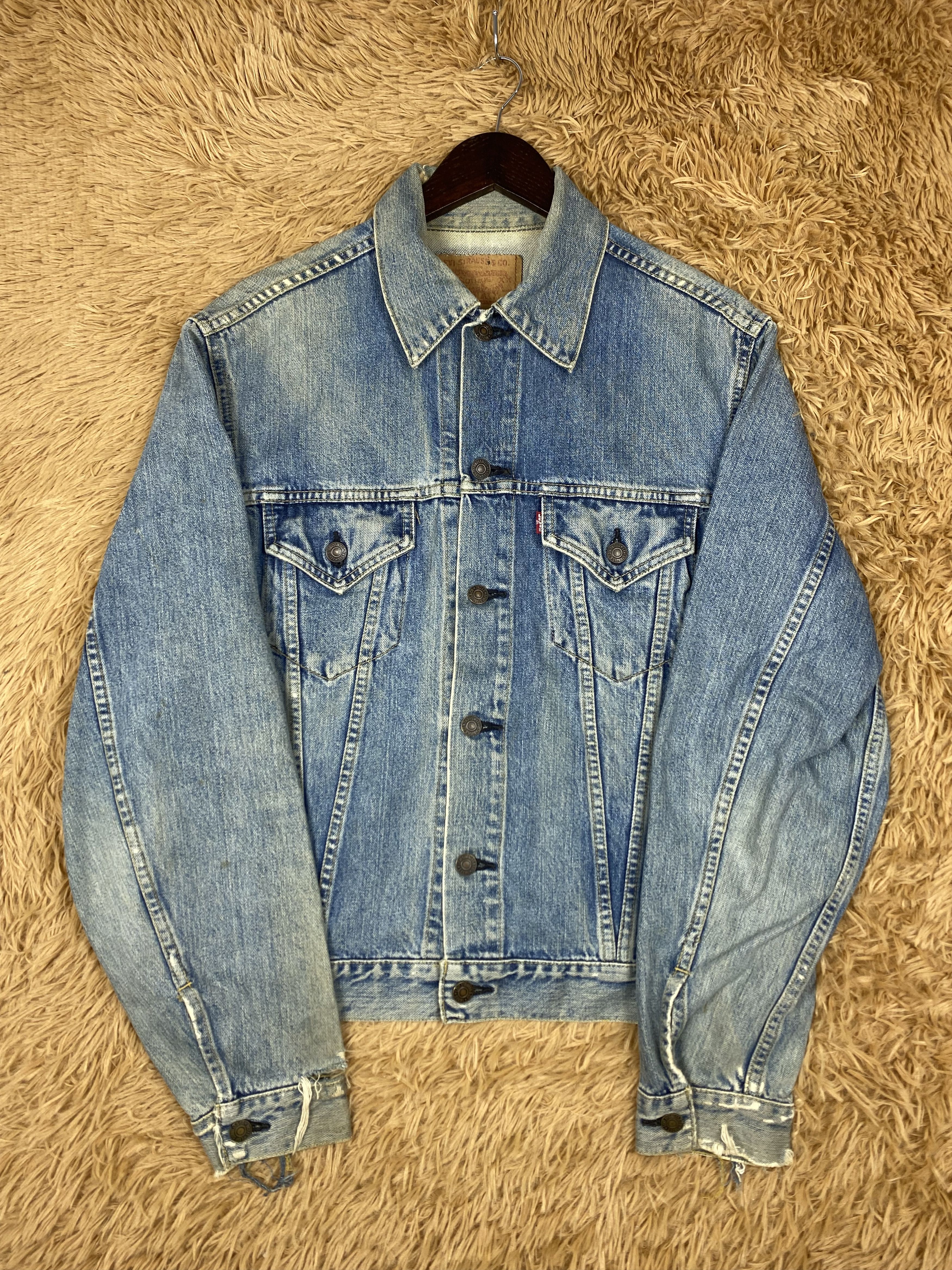 Levi's Vintage Levi's Faded Blue Denim Jacket DJ0838 Size US XS / EU 42 / 0 - 3 Thumbnail