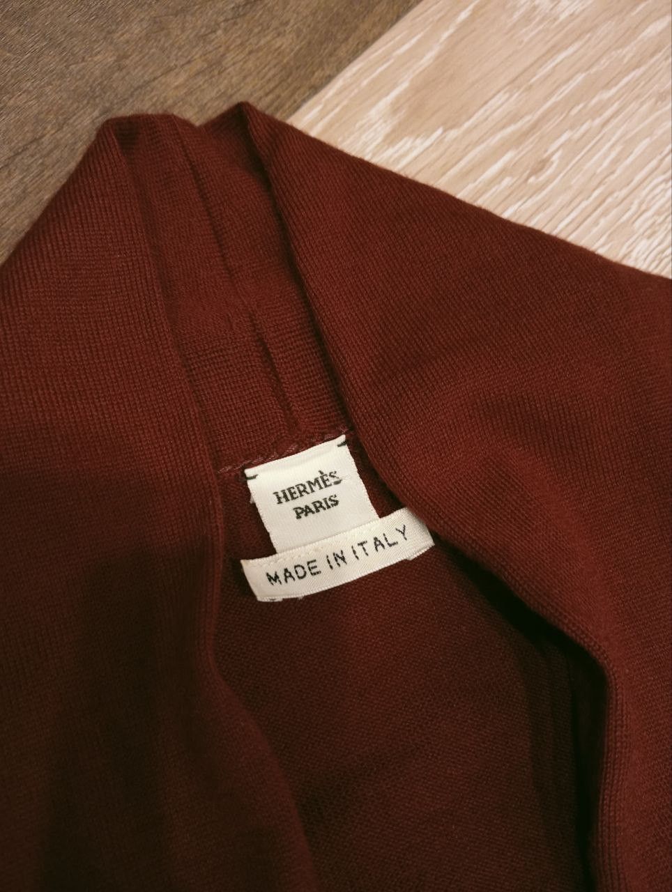 Hermes LUXURY HERMES PARIS WOOL CARDIGAN Size S / US 4 / IT 40 - 5 Thumbnail