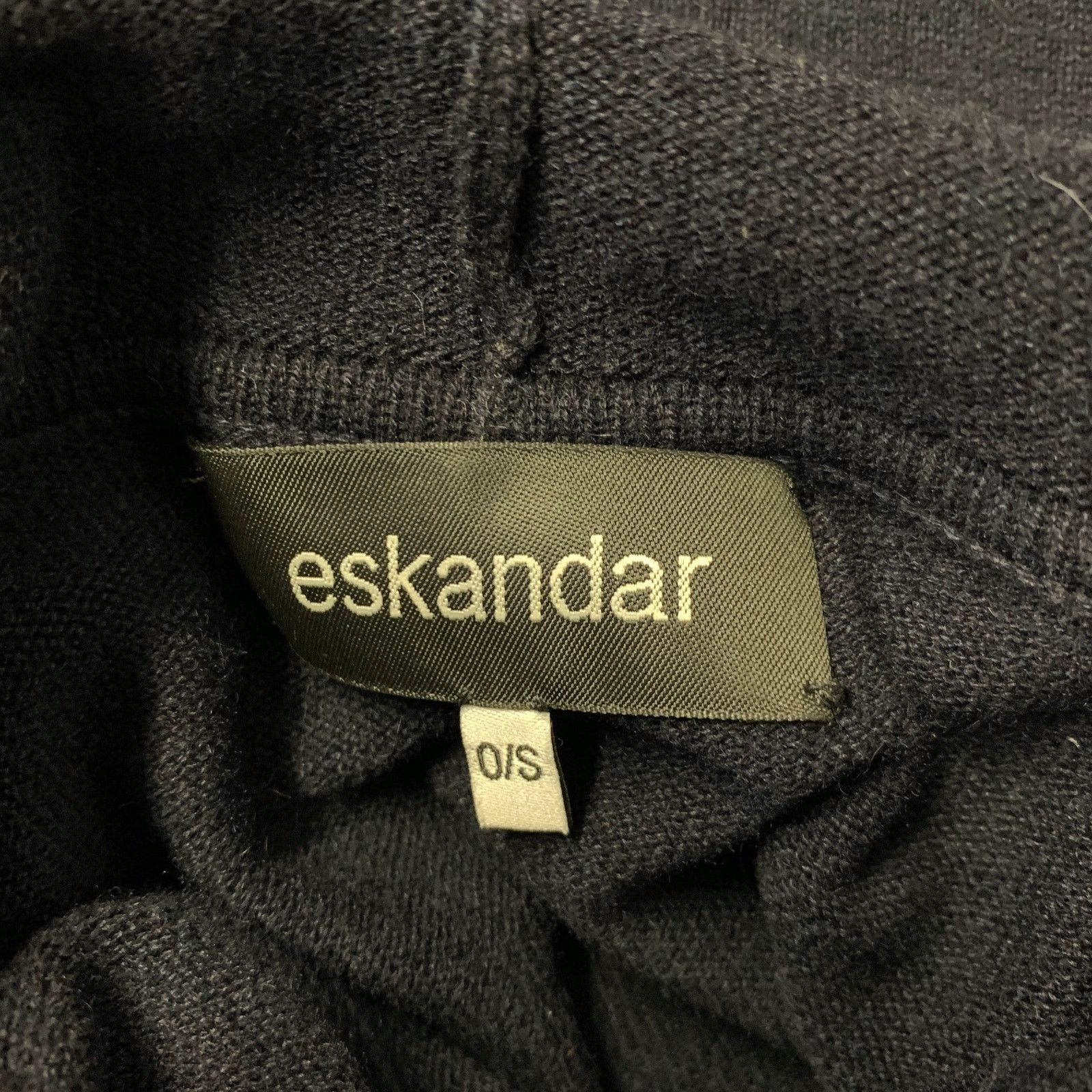 eskandar ESKANDAR Size M Navy Cashmere Turtleneck Sweater Size ONE SIZE - 5 Thumbnail