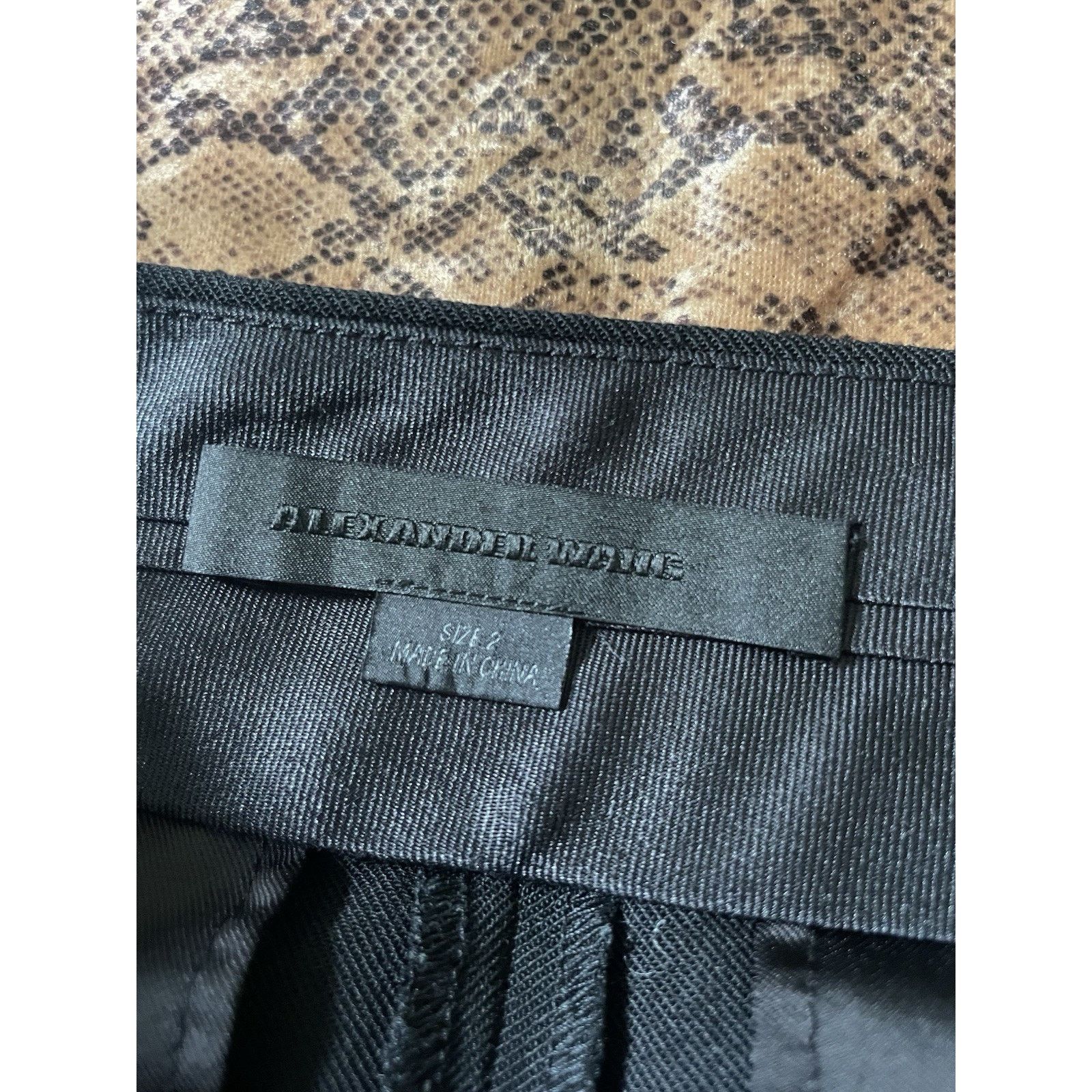 Alexander Wang Alexander Wang Black Tapered Tailored Trouser High Waist 2 Size 26" / US 2 / IT 38 - 2 Thumbnail