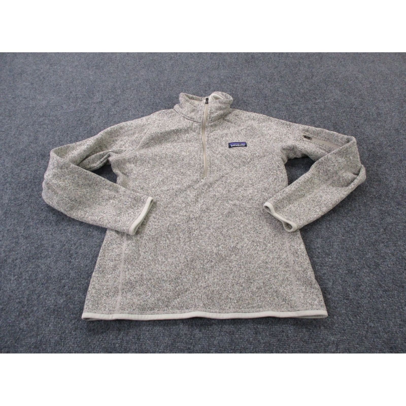 Patagonia Patagonia Jacket Women M Beige Fleece Better Sweater Outdoor Hiking 25617 Size M / US 6-8 / IT 42-44 - 2 Thumbnail