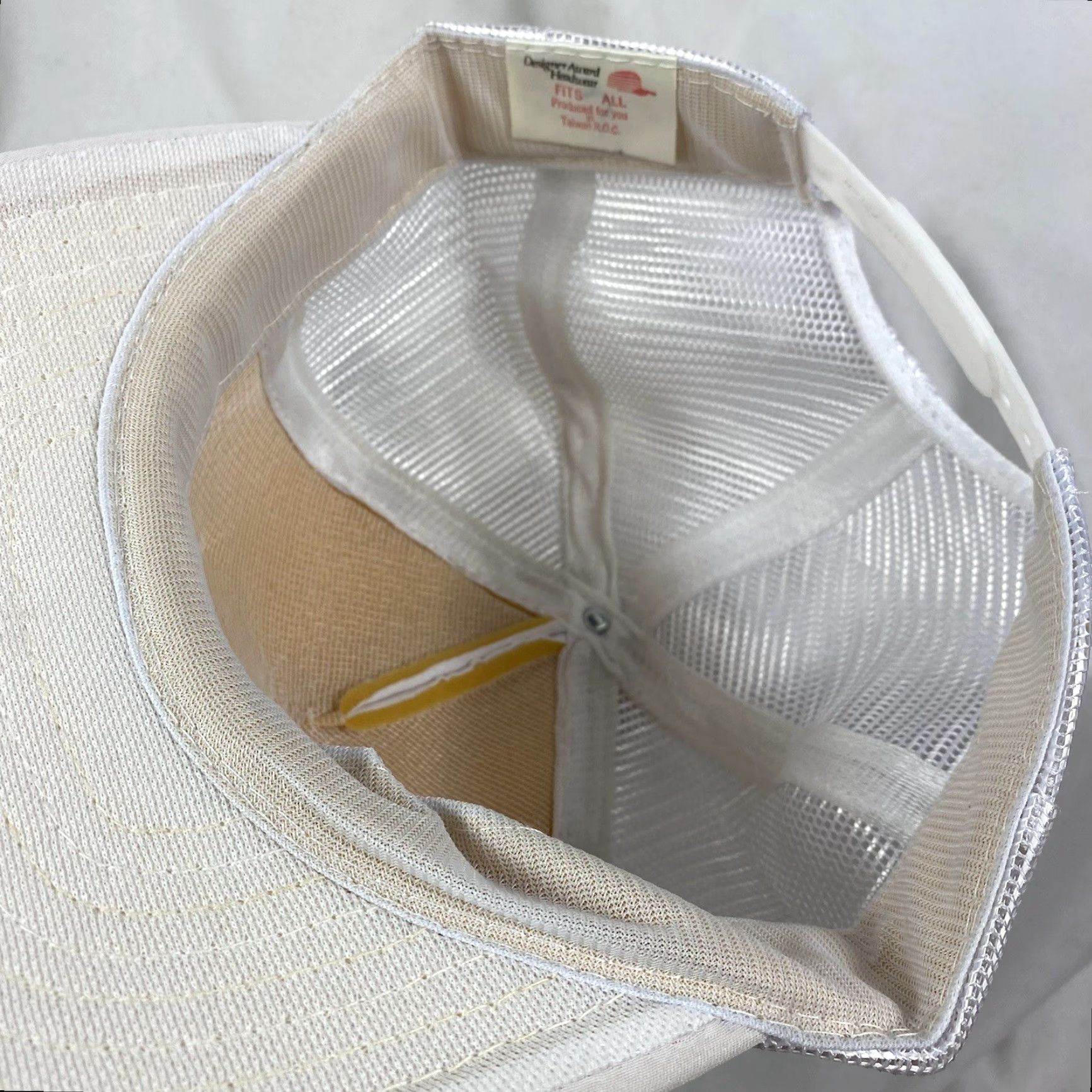Delta VINTAGE Delta 200 NASA First Titan Missile Hat Cap White Strap Back Pueblo Cap, HaT, Corduroy, Blue, Zip, Strap Back, Mens Size ONE SIZE - 5 Thumbnail