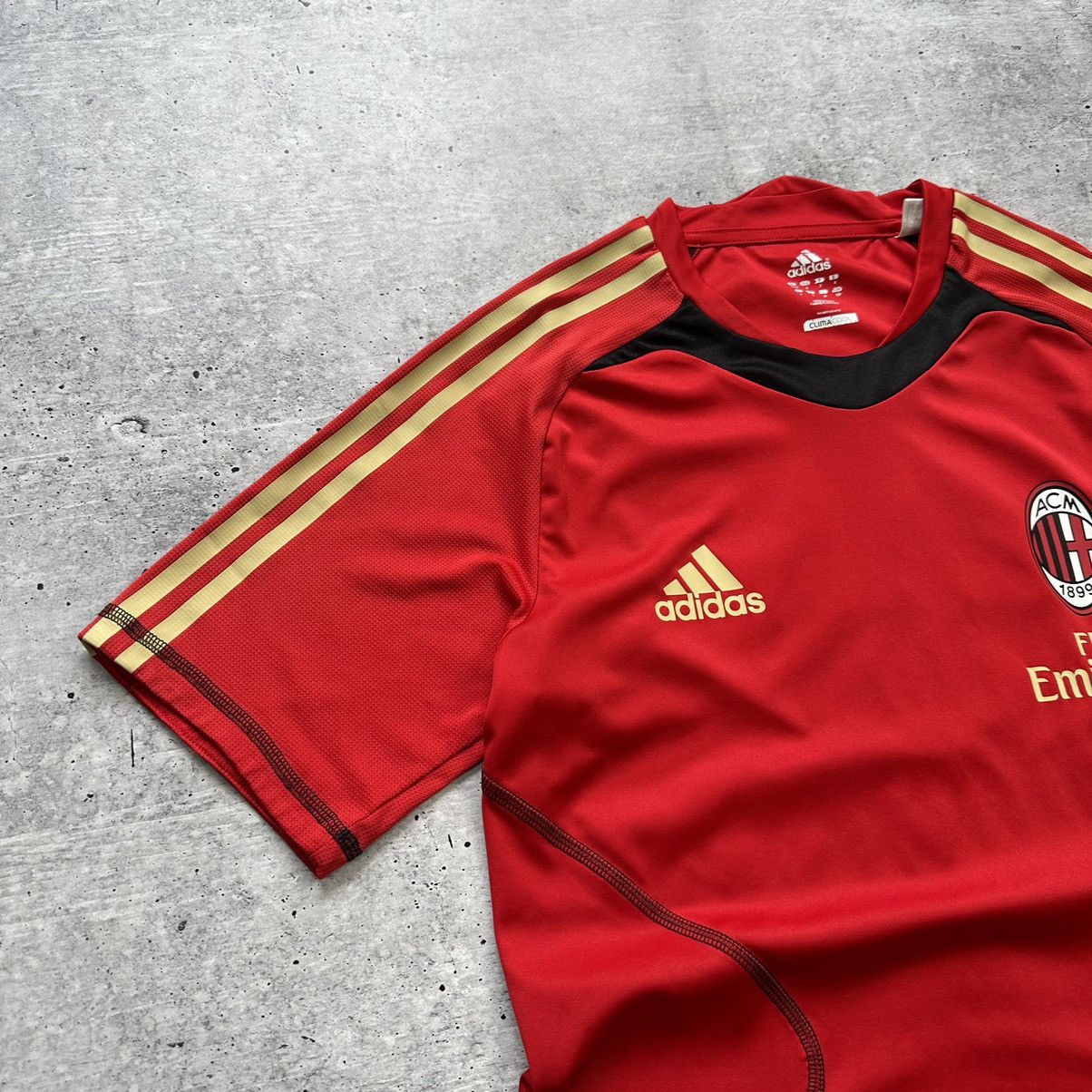 Vintage Adidas AC Milan Formotion Training Jersey 2010-11 Football Size US S / EU 44-46 / 1 - 2 Thumbnail