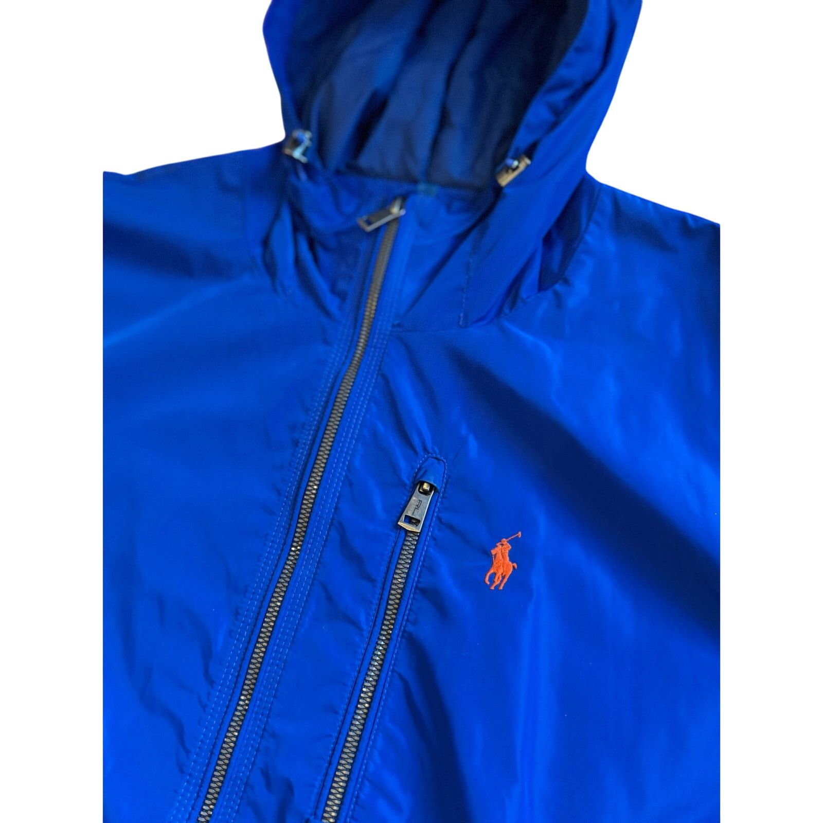 Polo Ralph Lauren Polo Ralph Lauren Royal Blue Full-Zip Windbreaker Pockets Size US XL / EU 56 / 4 - 2 Thumbnail