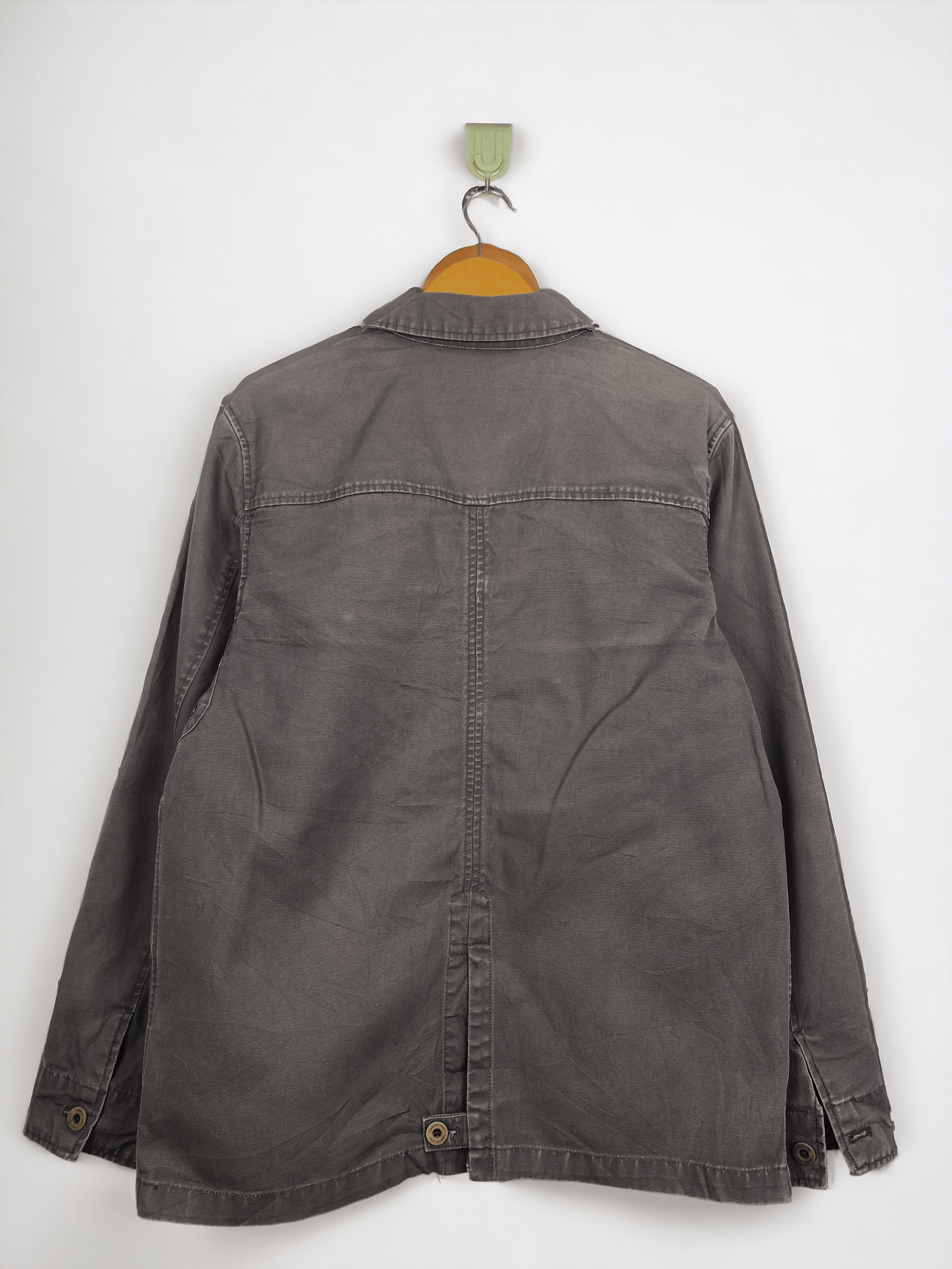Timberland Vintage Timberland Full Button Up Denim Brown Jacket AH0057 Size US M / EU 48-50 / 2 - 3 Thumbnail