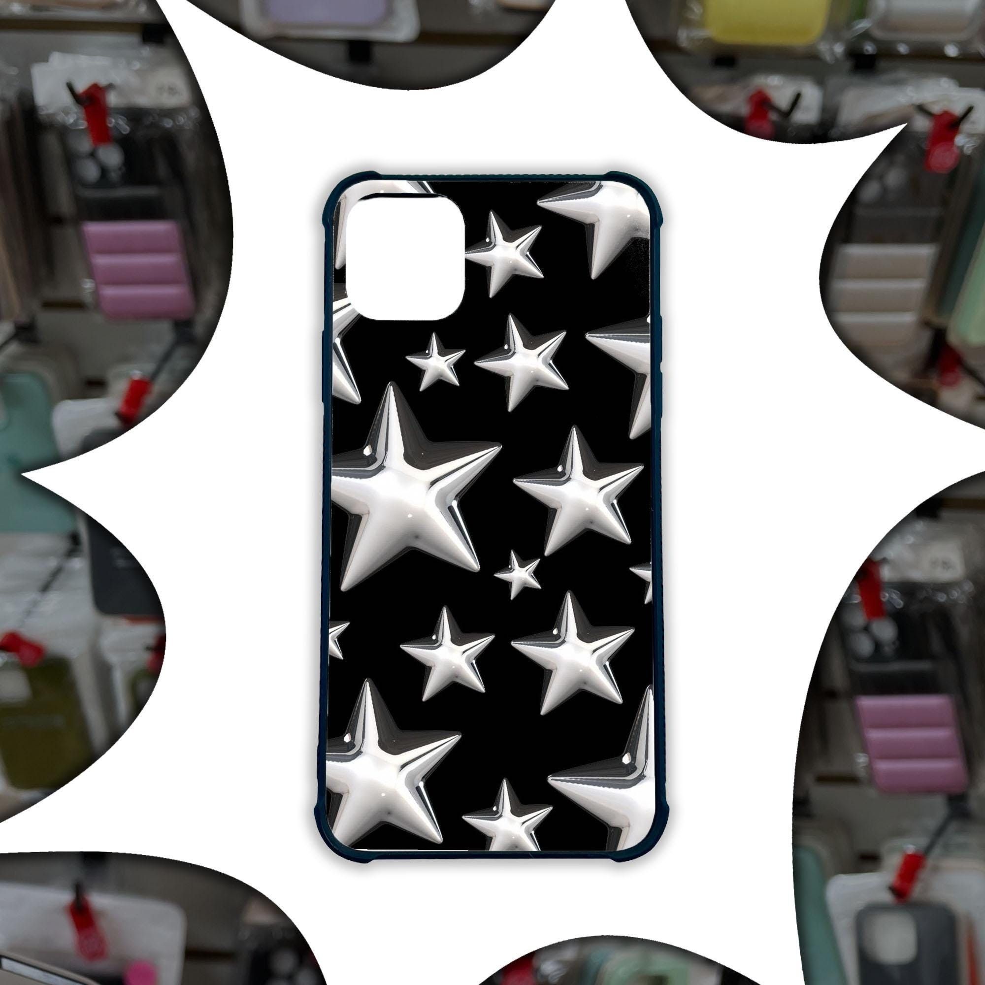 Other Silver Chrome Star Collage Phone Case iPhone 14 13 12 11 X X Size ONE SIZE - 1 Thumbnail