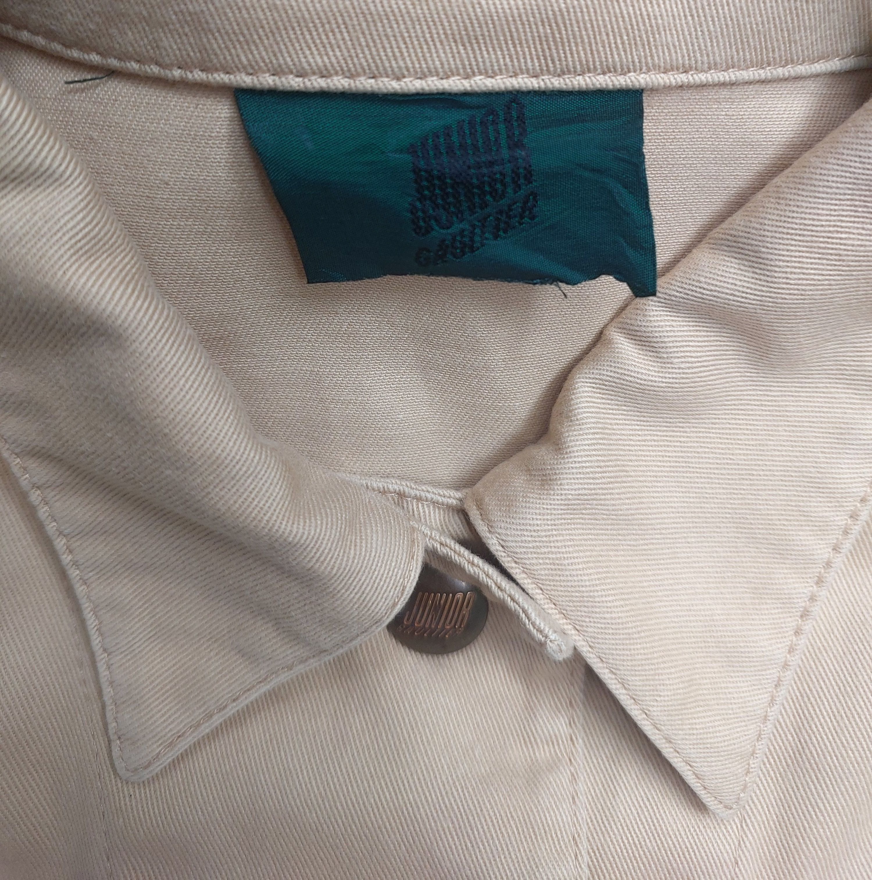 Jean Paul Gaultier Junior Gaultier Beige Utility Shirt Dress Size S / US 4 / IT 40 - 15 Thumbnail