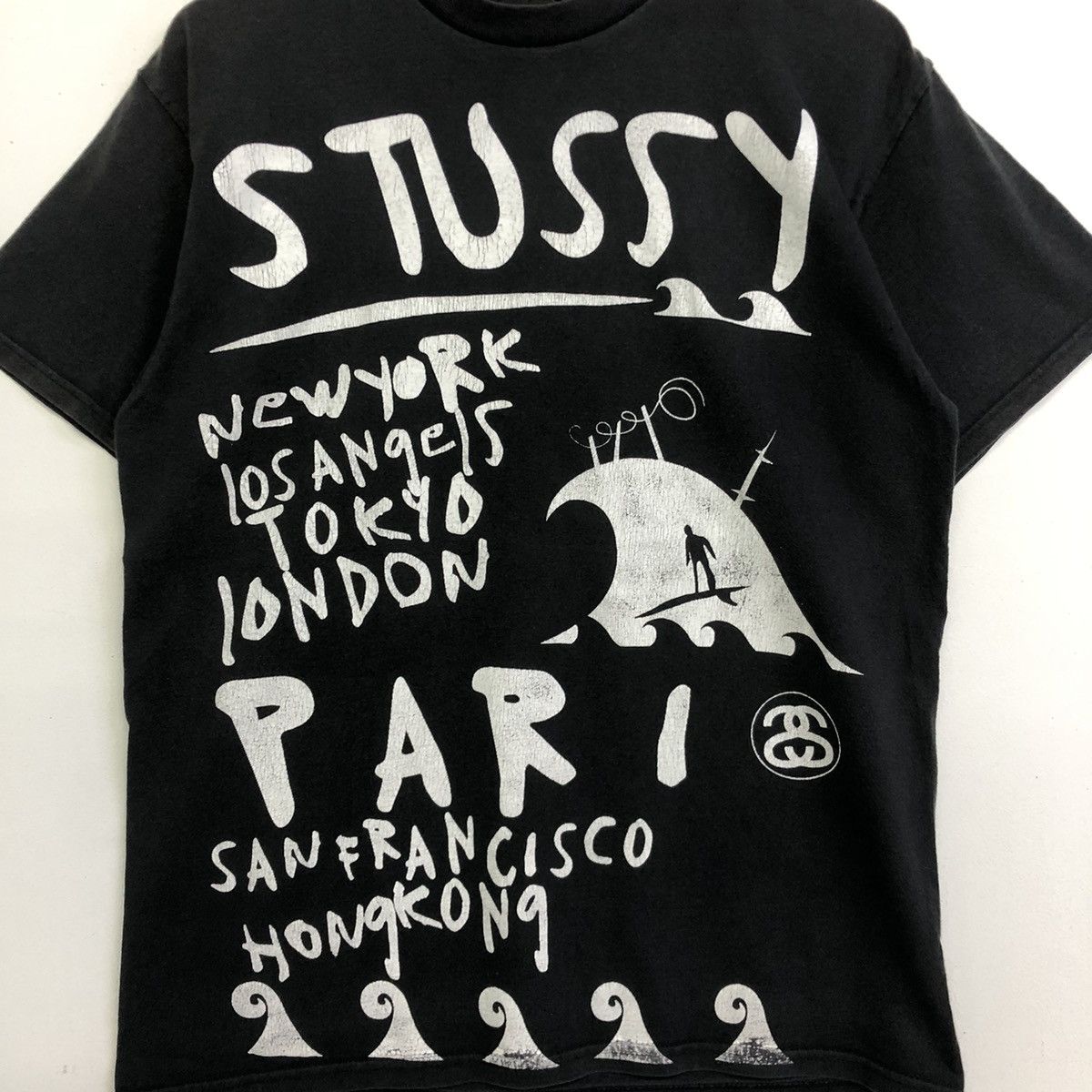 Stussy × Vintage Vintage Stussy tour Design Fullprint Tshirt Size US M / EU 48-50 / 2 - 3 Thumbnail