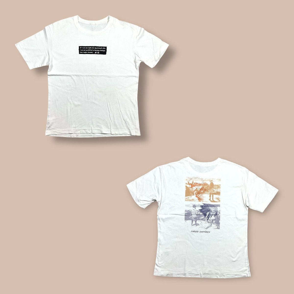 GU GU X Naruto & Sasuke Tee Size US M / EU 48-50 / 2 - 1 Thumbnail