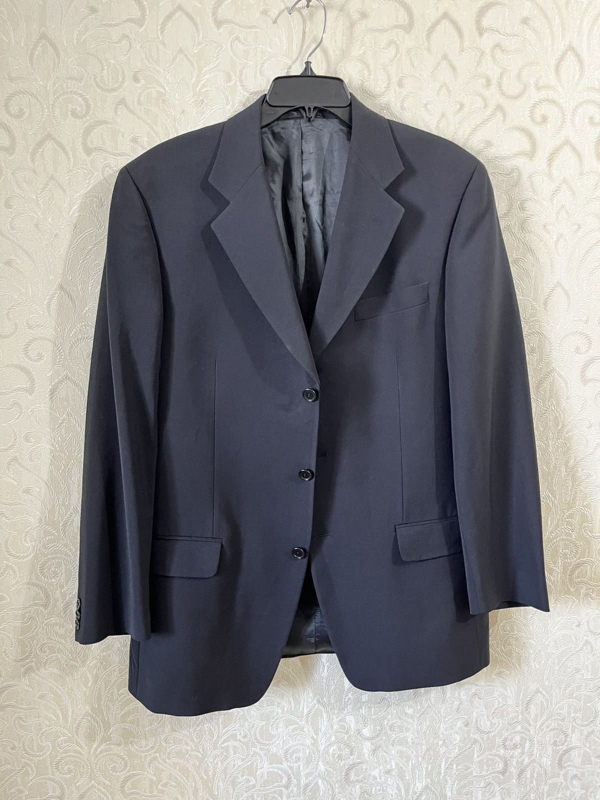 Ermenegildo Zegna Ermenegildo Zegna Men’s Wool Blazer Jacket Black 42 US Size 52S - 14 Thumbnail