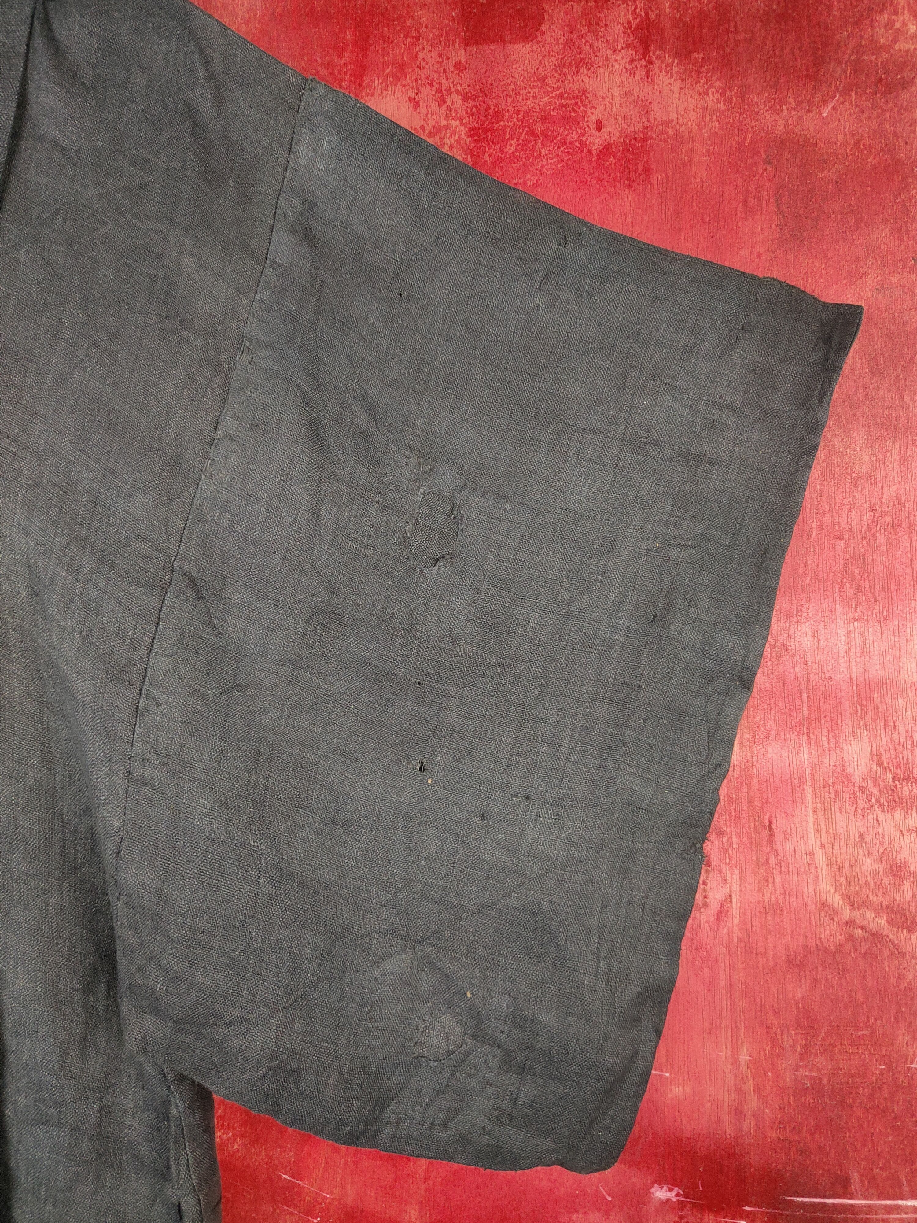 Komono Japan vintage Dark Blue Kimono #S1365 Size US L / EU 52-54 / 3 - 6 Thumbnail