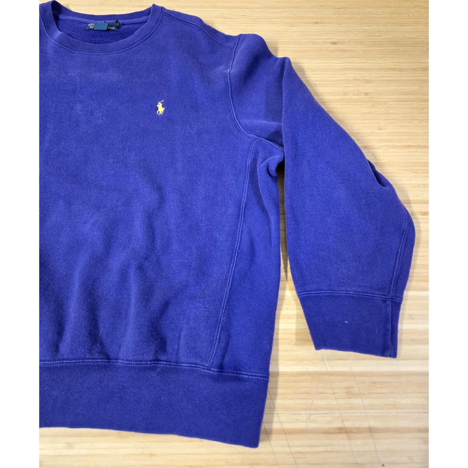 Polo Ralph Lauren Polo Ralph Lauren Sweatshirt Mens XL Purple Crewneck Embroidered Pony Pullover Size US XL / EU 56 / 4 - 2 Thumbnail