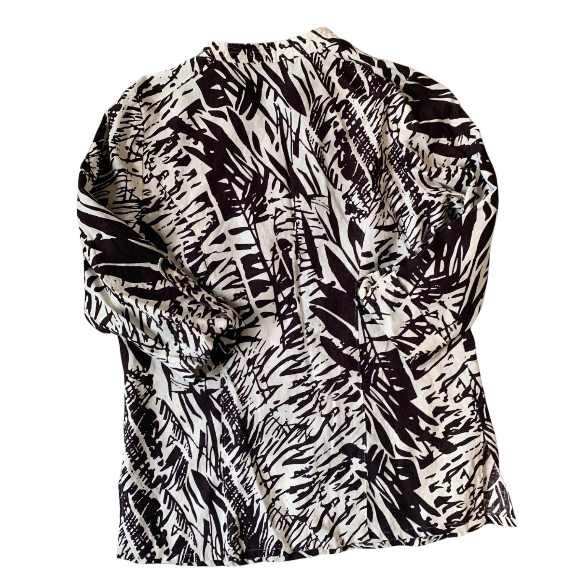 Laura Ashley Laura Ashley Abstract Art To Wear 100% Linen Tunic M Size M / US 6-8 / IT 42-44 - 2 Thumbnail