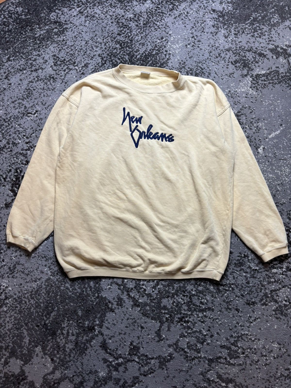 Japanese Brand × Vintage Vintage Y2K New Orleans Baggy Balenci Style Sweatshirts Size L / US 10 / IT 46 - 1 Thumbnail