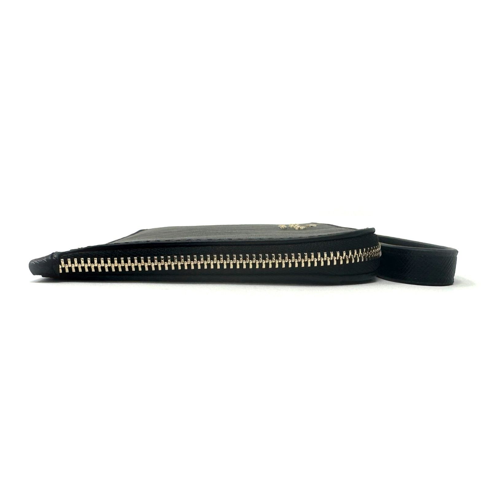 Kate Spade Kate Spade Lucy Medium L-Zip Wristlet in Black Leather KD546 Size ONE SIZE - 6 Thumbnail