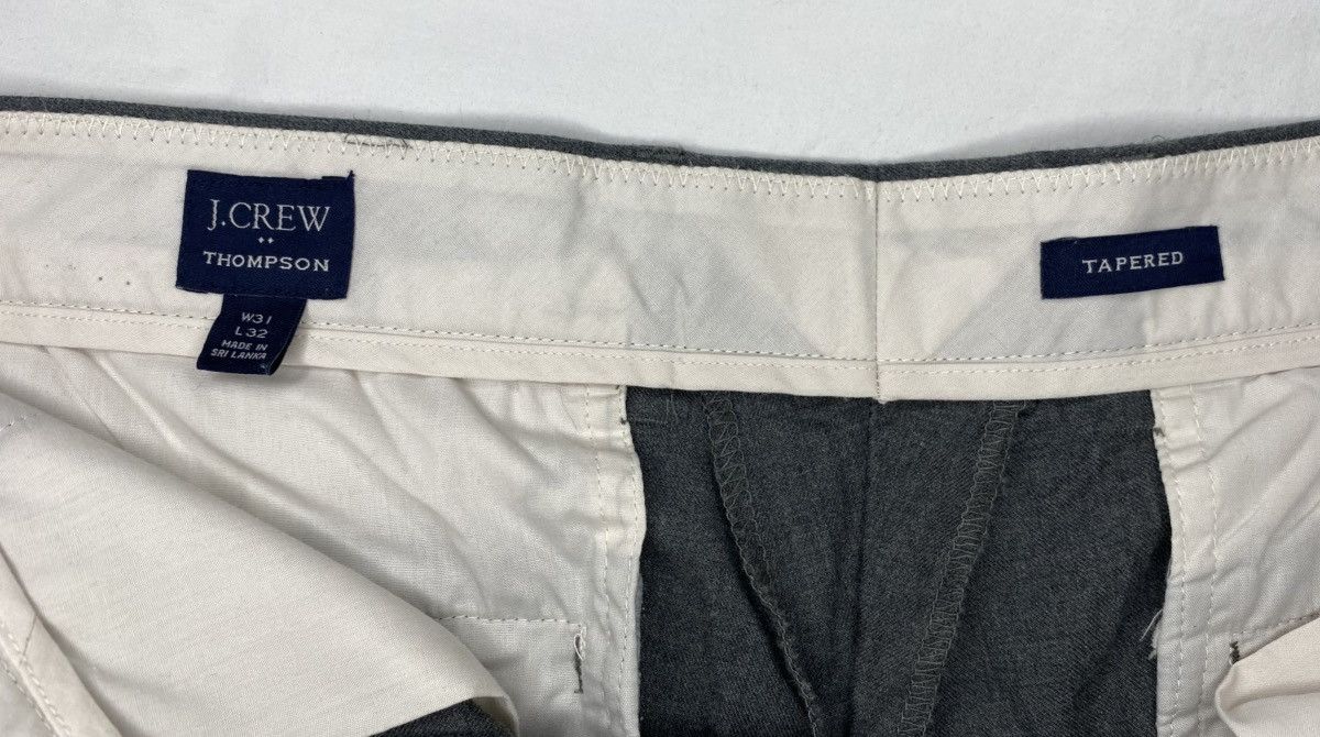 J.Crew J Crew Thompson Pants 31x32 Gray Tapered Dress Work Trousers Size US 31 - 6 Thumbnail