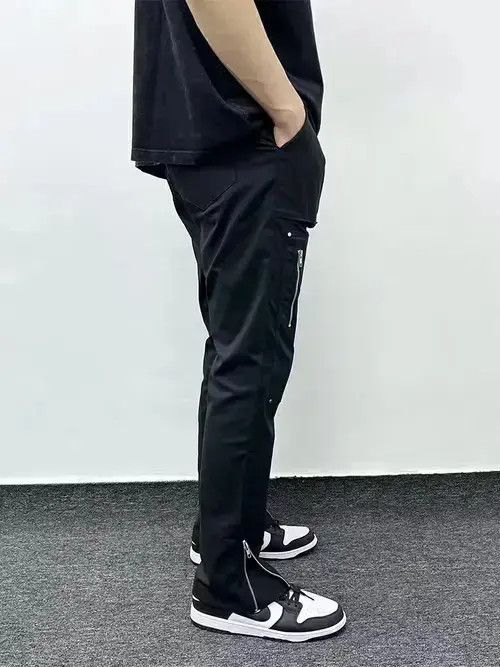 Designer × Jean utility tactical zipper flared pants Size US 30 / EU 46 - 3 Thumbnail