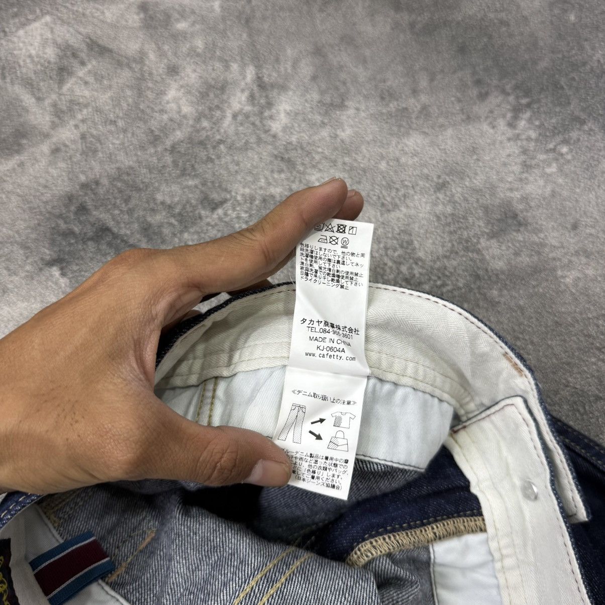 Japanese Brand Cafetty BushDenimPants multipcket buckleback Size US 30 / EU 46 - 8 Thumbnail