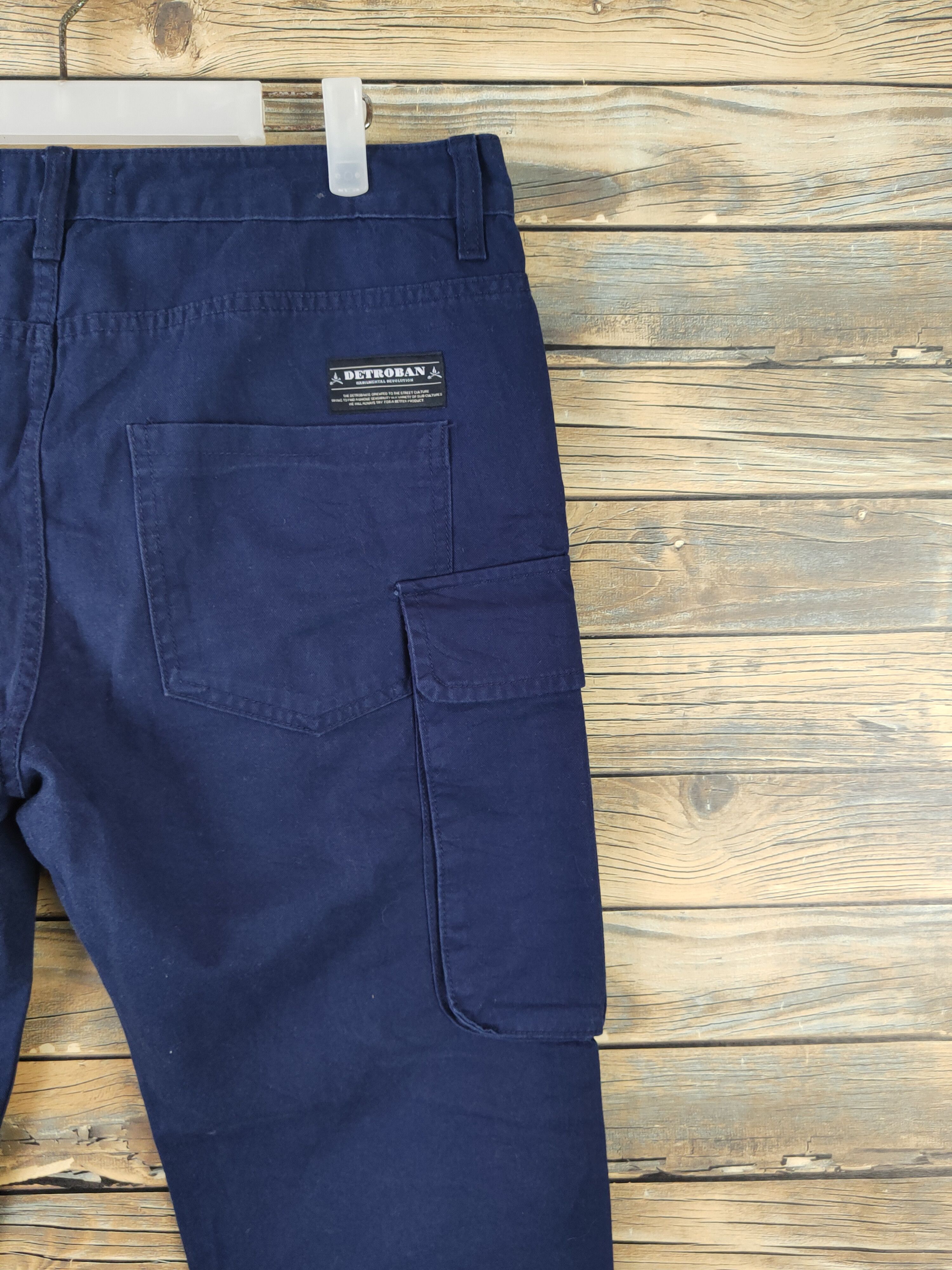 Japanese Brand DLL Detroban Navy Multipocket Tactical Cargo Pants #258 Size US 33 - 11 Thumbnail