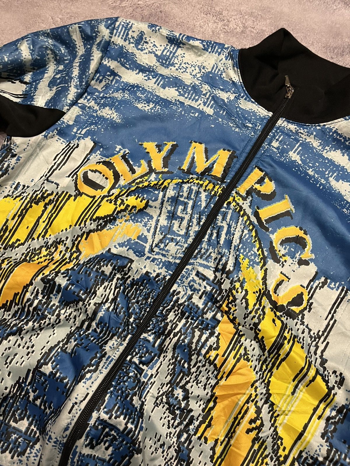 Vintage Vintage Cycling Santini Olympics jacket 90’ Size US XXL / EU 58 / 5 - 3 Thumbnail
