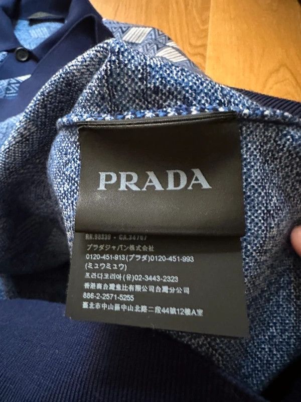 Prada Prada FW2018 Runway Oversized Polo Shirt 46 48 50 Size US S / EU 44-46 / 1 - 8 Thumbnail