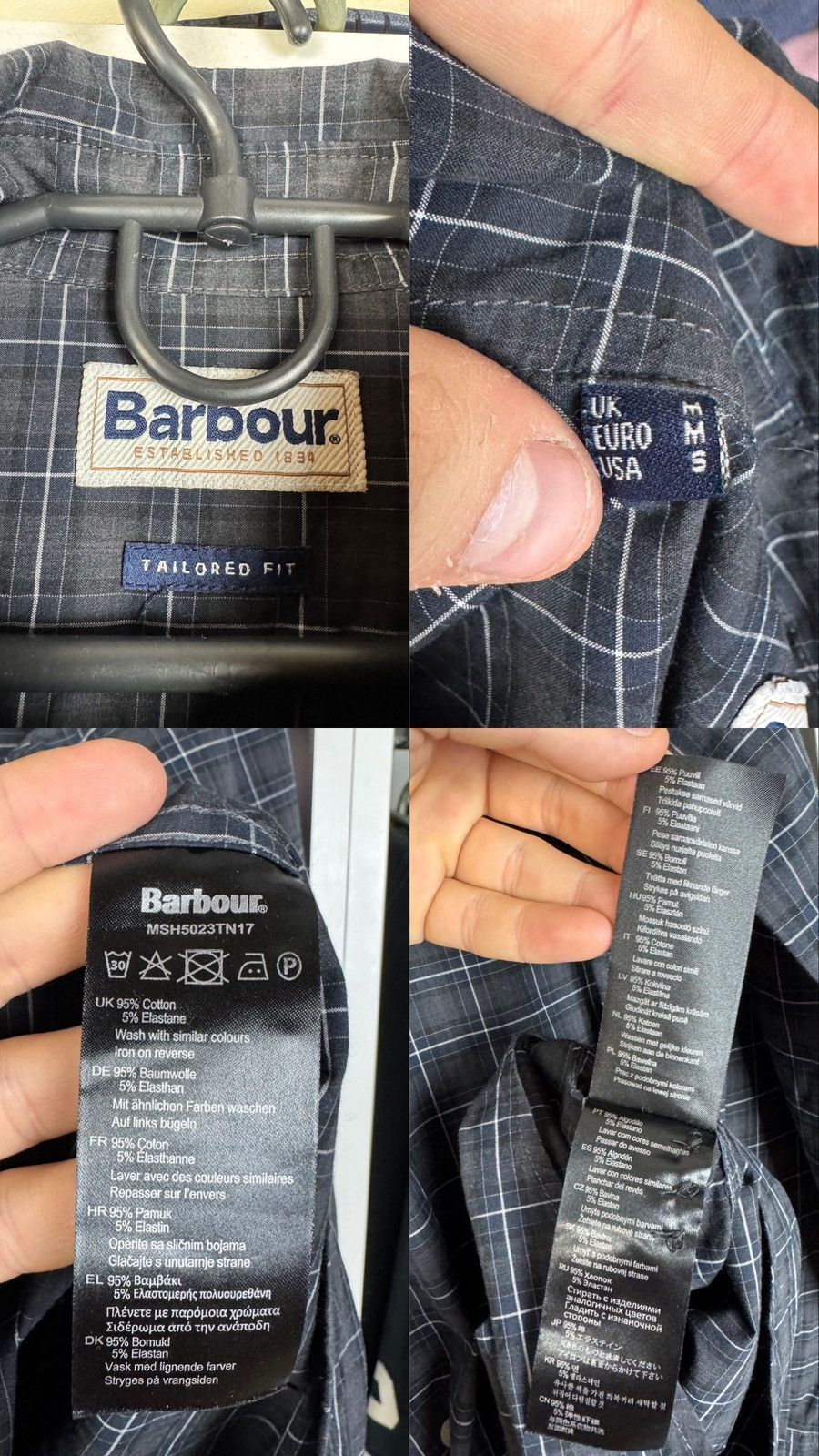 Barbour Barbour Lomond Tailored Fit Plaid Button-Down Shirt Size US M / EU 48-50 / 2 - 7 Thumbnail