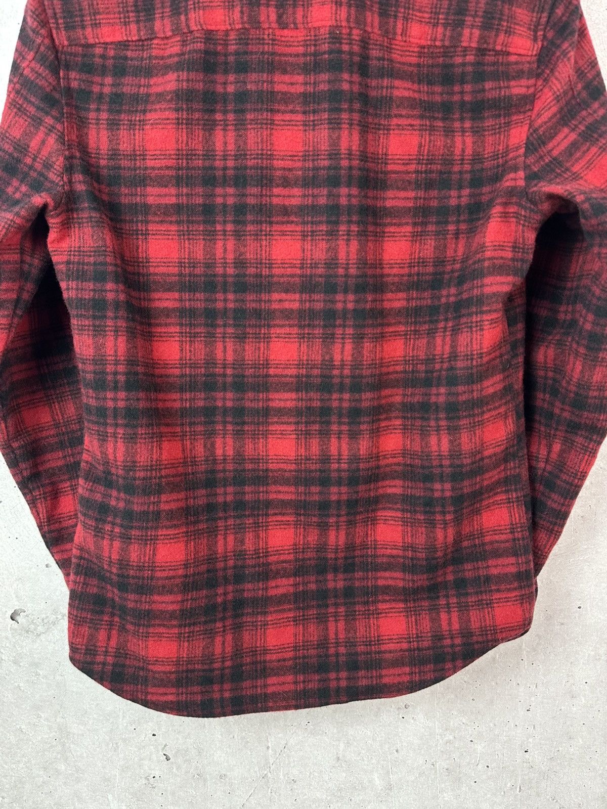 Reiss Reiss Kemper Wool Flannel Check Long Sleeve Button-up Shirt Size US S / EU 44-46 / 1 - 8 Thumbnail