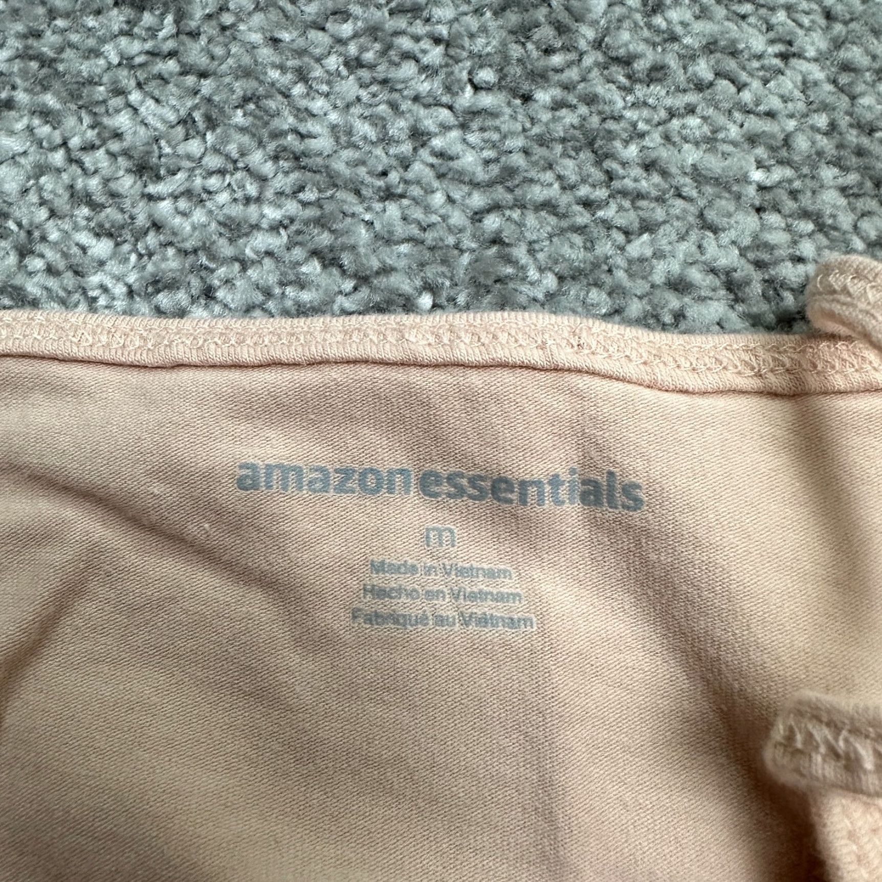 Essentials Amazon Tank Women M Orange Cotton Spandex Sleeveless Spaghetti Strap Scoop Neck Casual Top Women Size M / US 6-8 / IT 42-44 - 4 Thumbnail