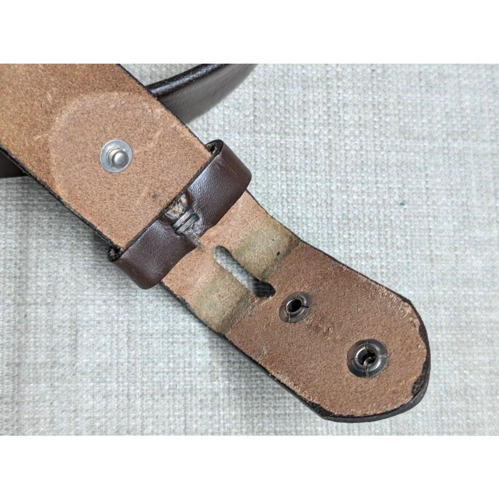 Vintage VINTAGE WESTERN Belt USA Made 36 Brown Cowhide Leather Buckle Rodeo Cowboy Men Belt Size 36 - 4 Thumbnail