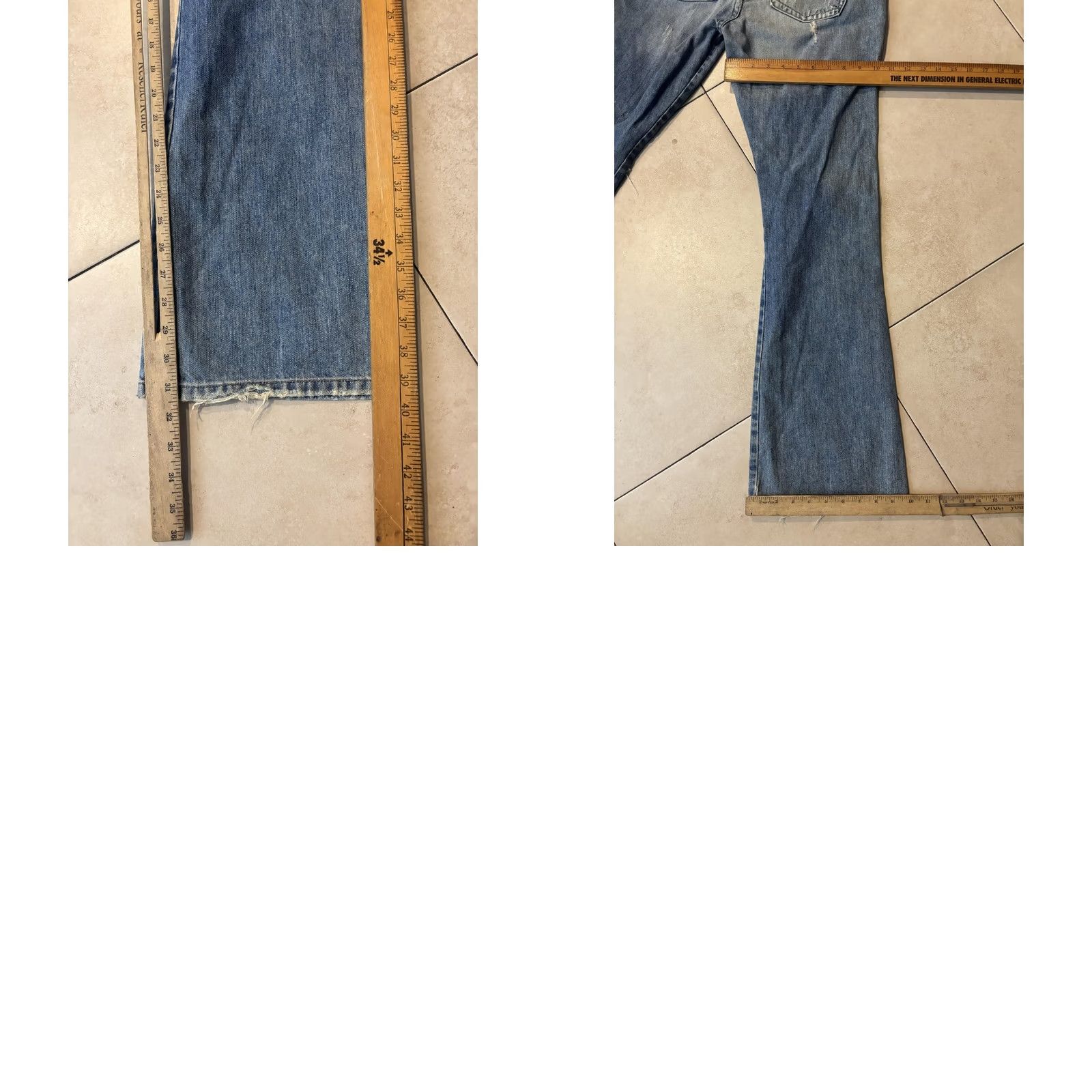 Abercrombie & Fitch Abercrombie & Fitch Jeans Womens 8 Blue Distressed Bootcut Embroidered Floral USA Size 30" / US 8 / IT 44 - 8 Thumbnail