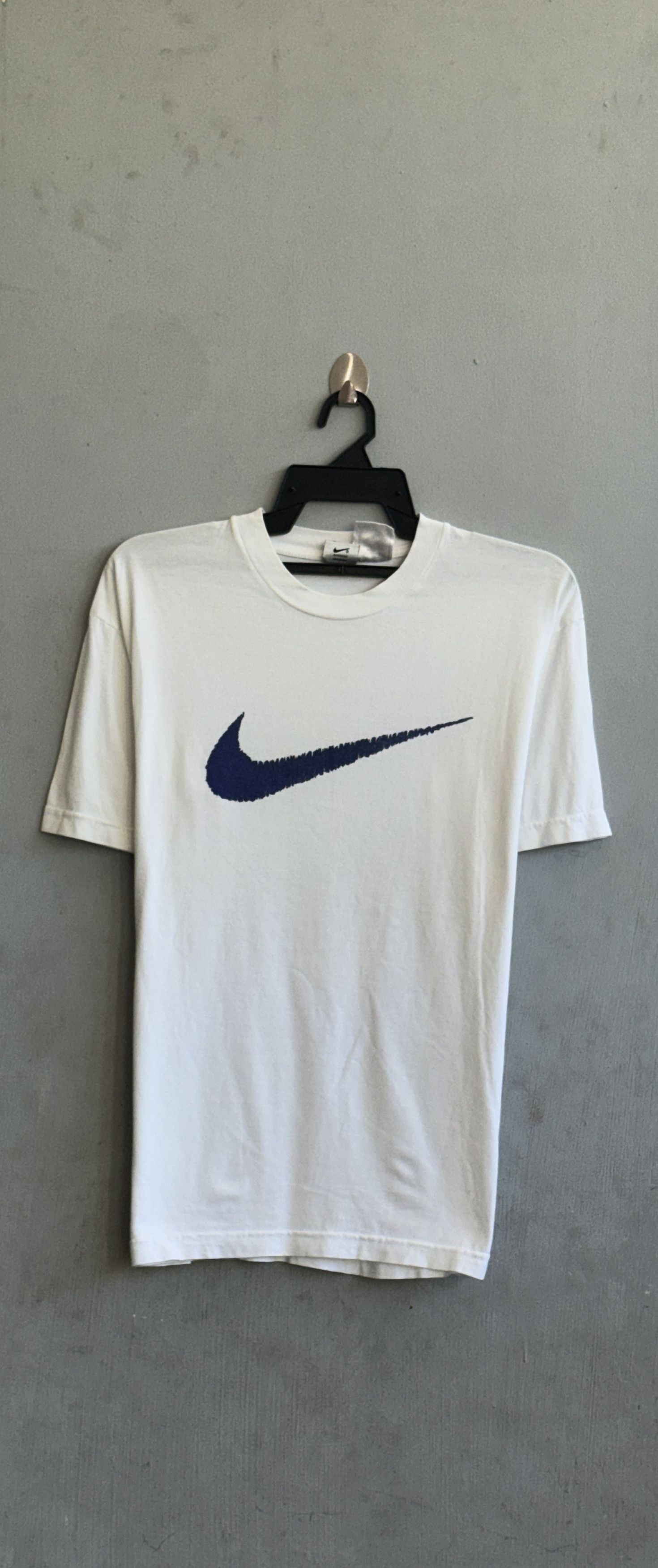 Nike Nike Big Swoosh Crayon Vintage T-Shirt Size US M / EU 48-50 / 2 - 1 Thumbnail