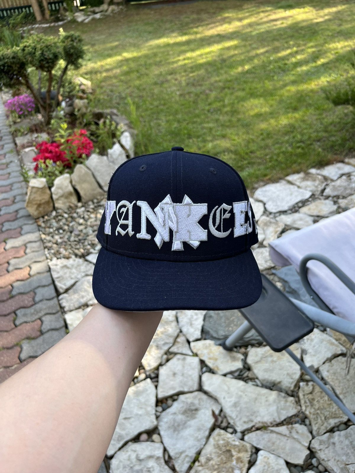 New Era × New York Yankees New era NYC New York Yankees snapback hat cap y2k big logo Size ONE SIZE - 21 Thumbnail