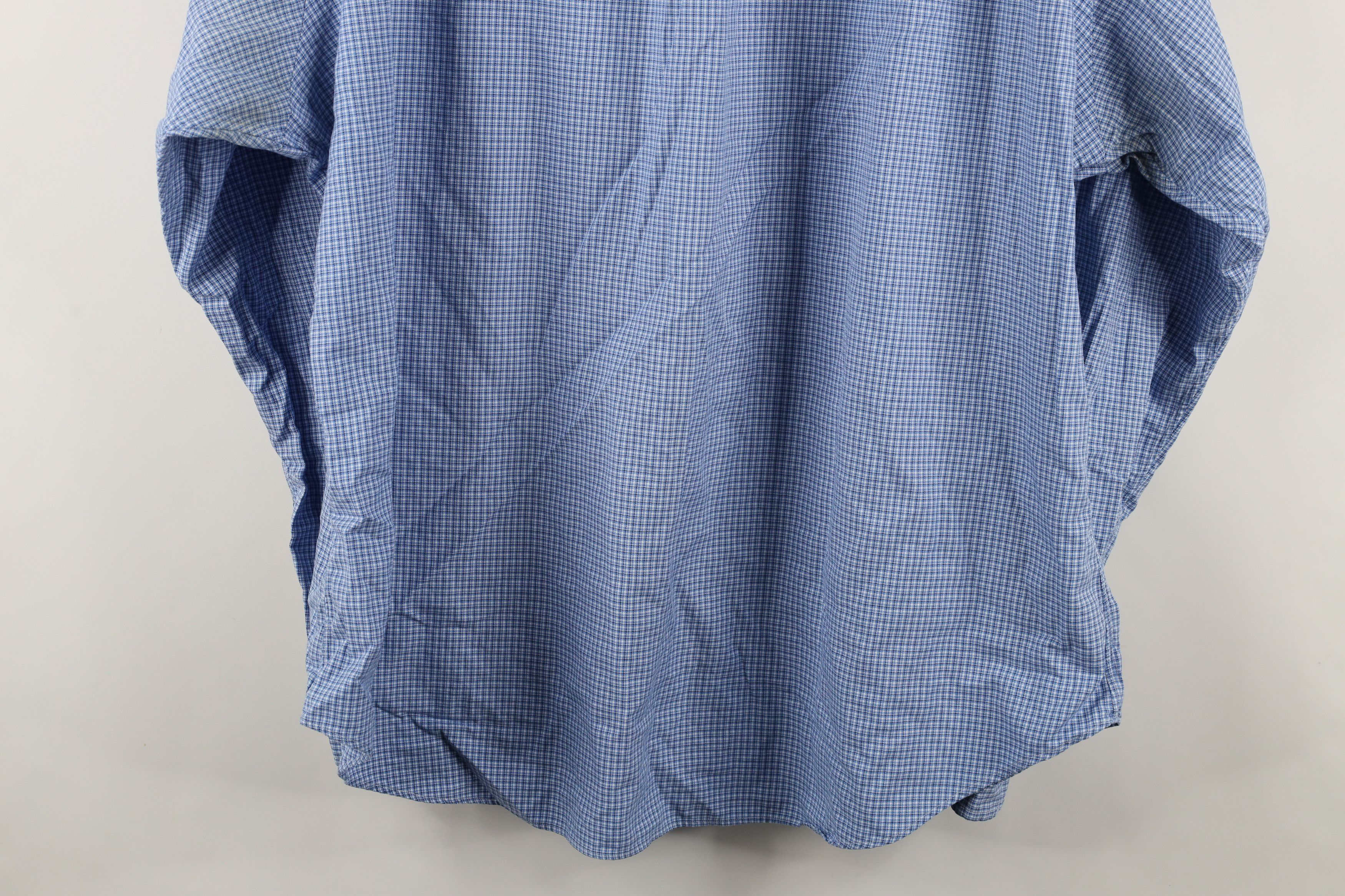 Ralph Lauren × Vintage Vintage 90s Ralph Lauren Collared Button Down Shirt Blue Size US XXL / EU 58 / 5 - 12 Thumbnail