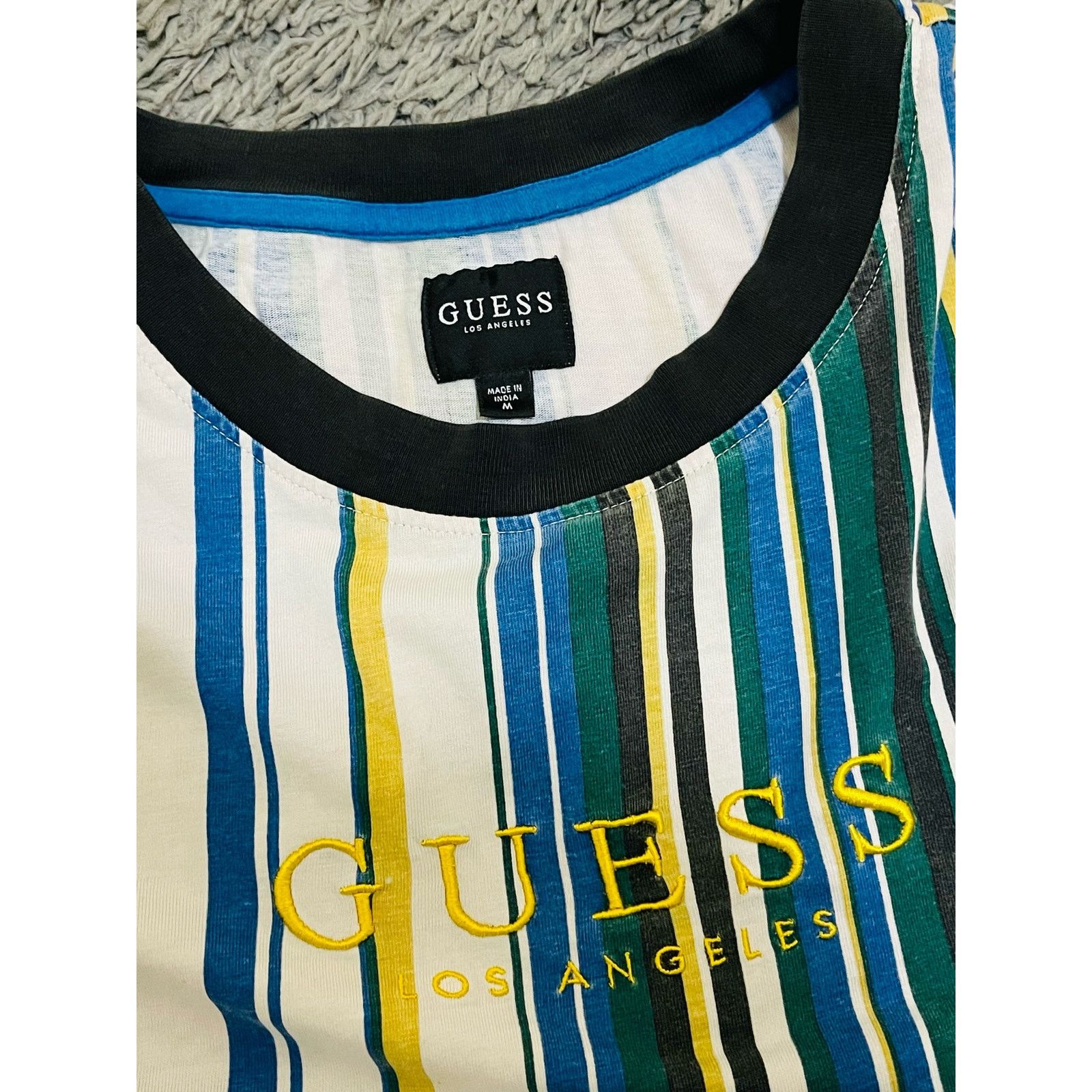 Guess Pacsun x GUESS Exclusive Striped Los Angeles T-shirt Size US M / EU 48-50 / 2 - 2 Thumbnail