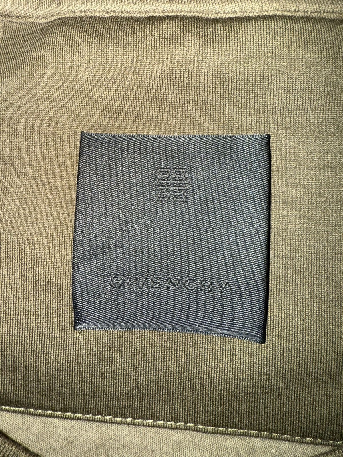 Givenchy Givenchy Khaki Destroyed Layered T-Shirt Size US S / EU 44-46 / 1 - 3 Thumbnail