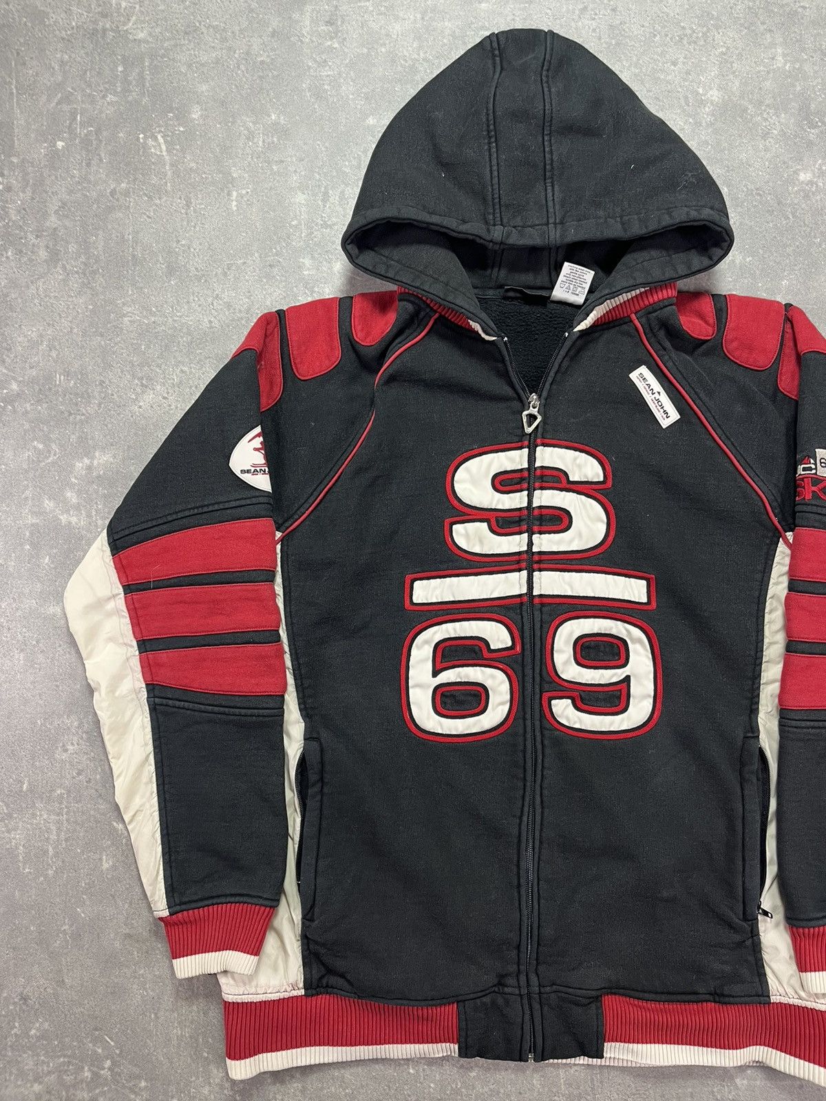Sean John Sean John Ski Line Heavy Big Logo Zip Hoodie Jacket XL Size US XL / EU 56 / 4 - 3 Thumbnail
