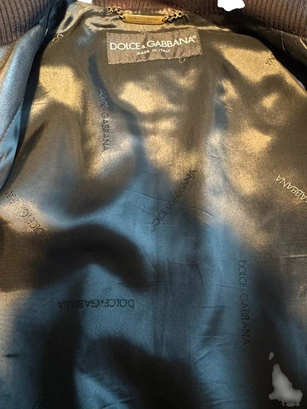 Dolce & Gabbana LAMBSKIN LEATHER JACKET Size US M / EU 48-50 / 2 - 3 Thumbnail