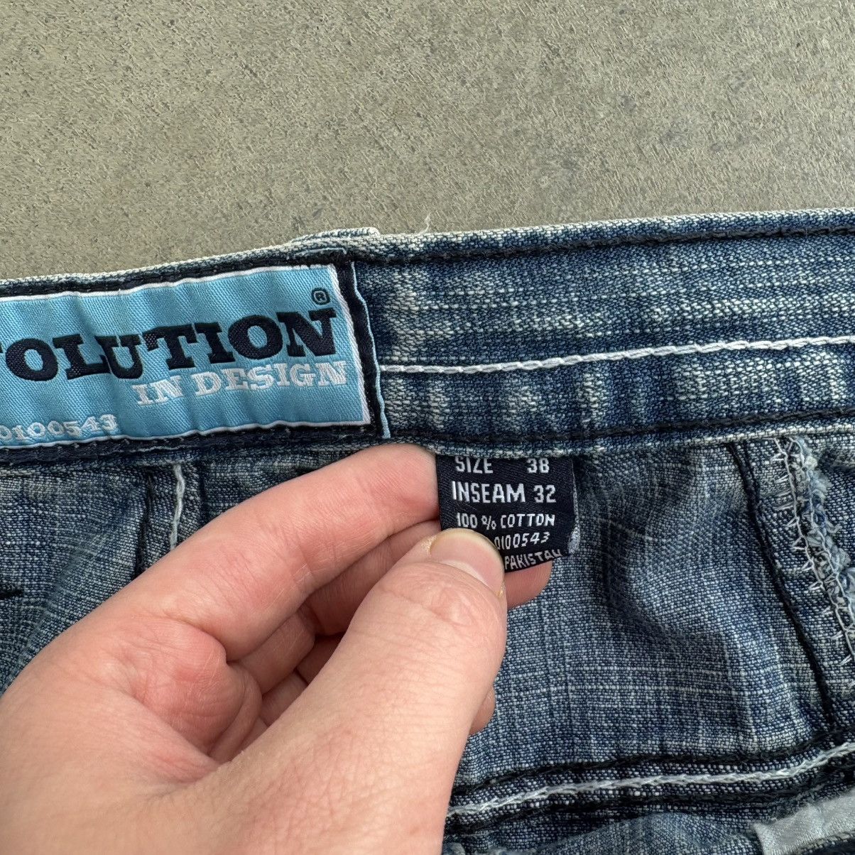 Southpole × Vintage Vintage Y2K Evolution Baggy Blue jeans Skater pants rare 38 Size US 40 / EU 56 - 4 Thumbnail