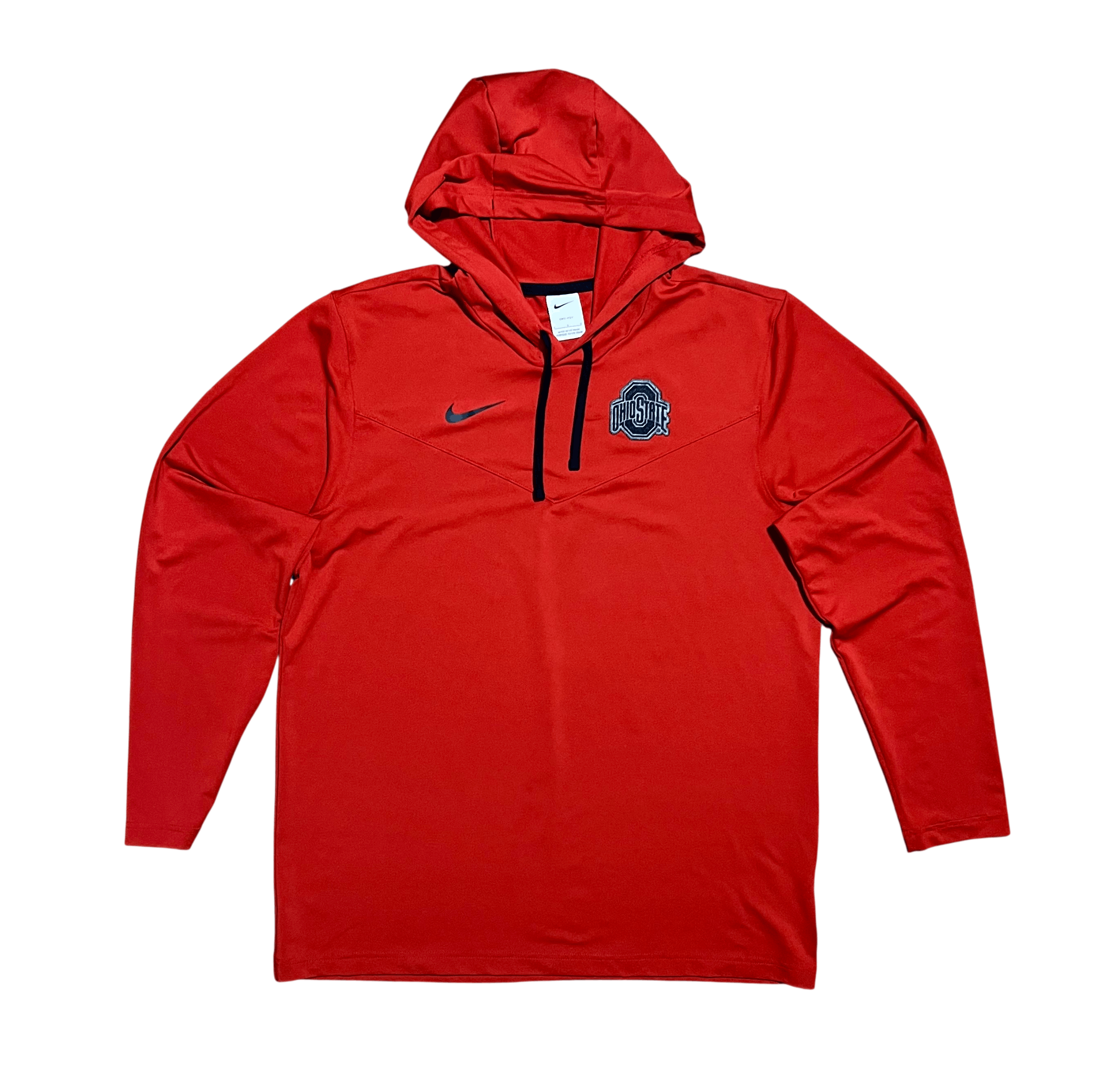 Nike Ohio State Buckeyes Nike Dri-Fit Red Hoodie Sweatshirt Size US L / EU 52-54 / 3 - 1 Thumbnail