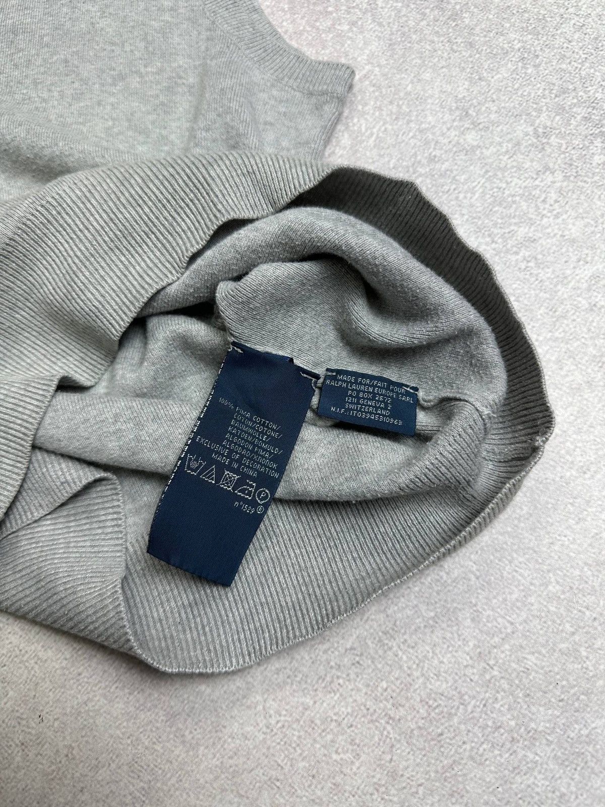 Polo Ralph Lauren Vintage Polo Ralph Lauren Knit Gray Mens Vest Old Money M Size US M / EU 48-50 / 2 - 6 Thumbnail
