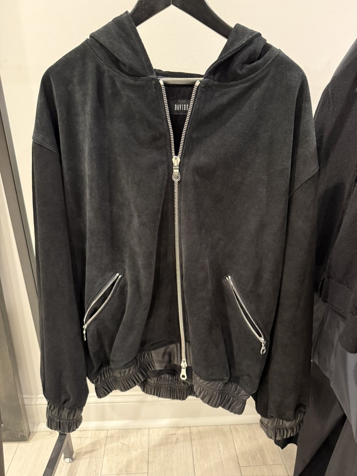 Other Davide Suede Hooded Bomber Size US XL / EU 56 / 4 - 1 Thumbnail
