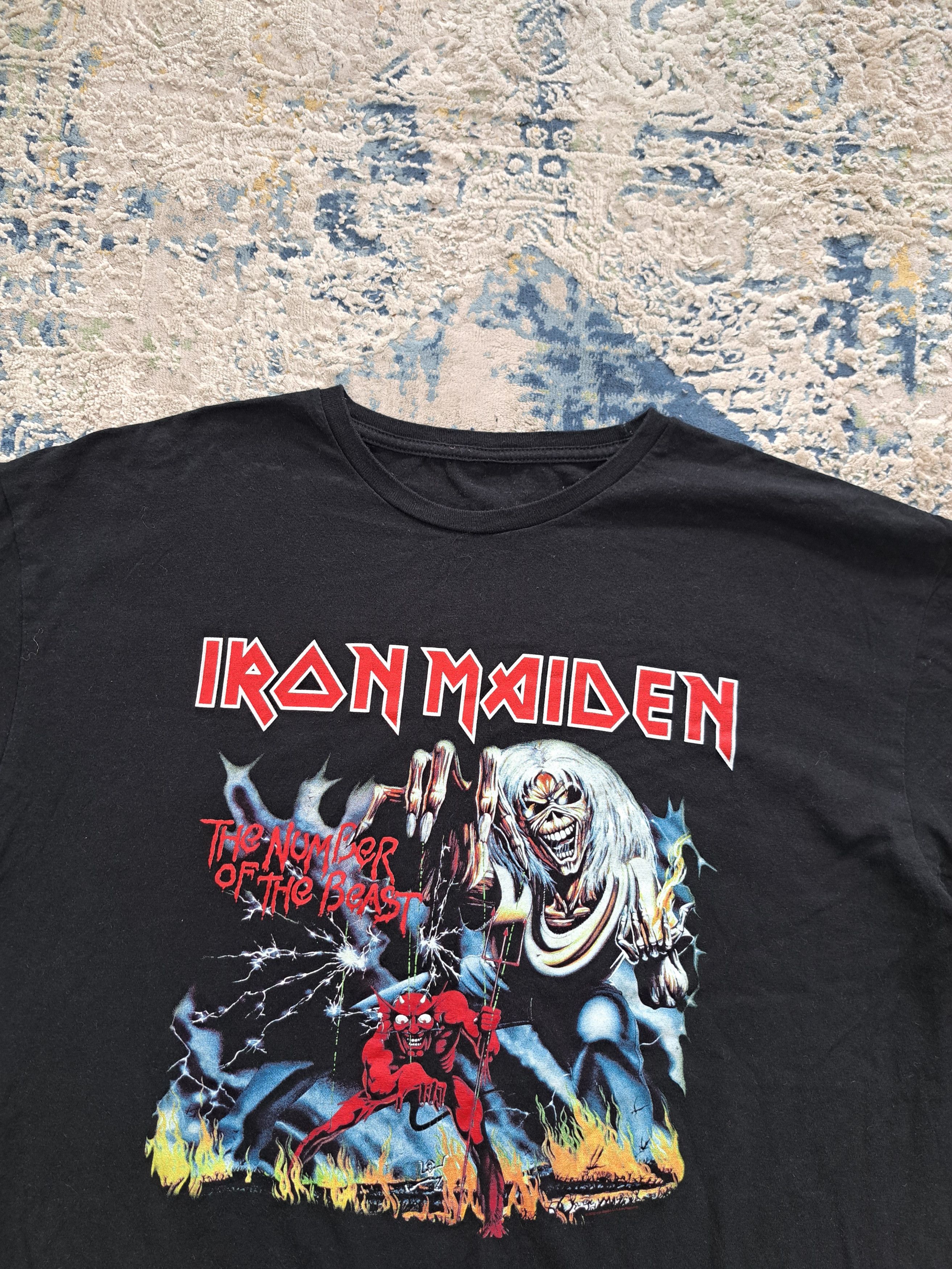 Band Tees Iron Maiden 666 Number of the Beast OG Licensed Tee Size US XL / EU 56 / 4 - 2 Thumbnail