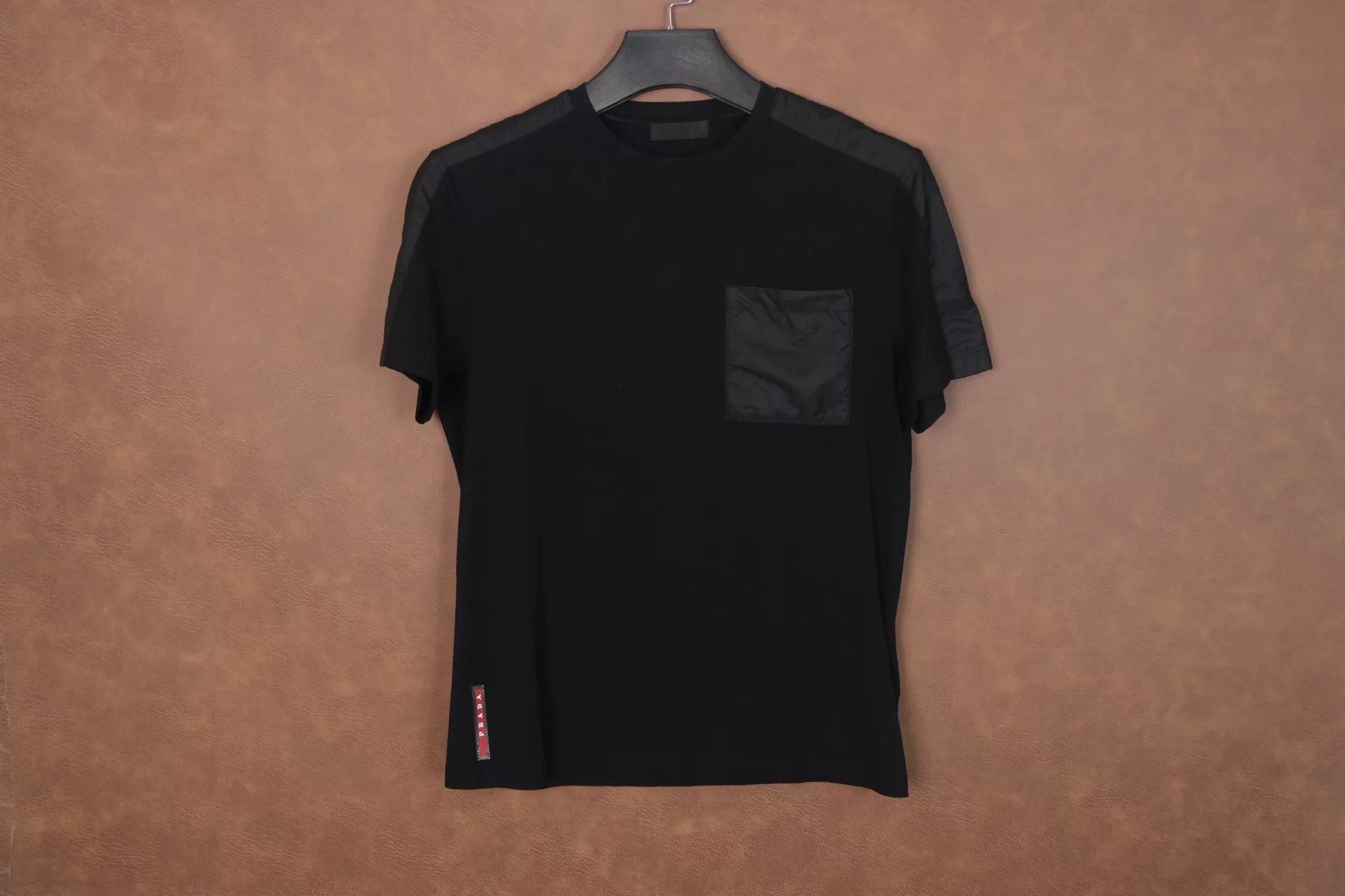 Prada Prada Black Nylon Logo Short-Sleeve Size US S / EU 44-46 / 1 - 1 Thumbnail