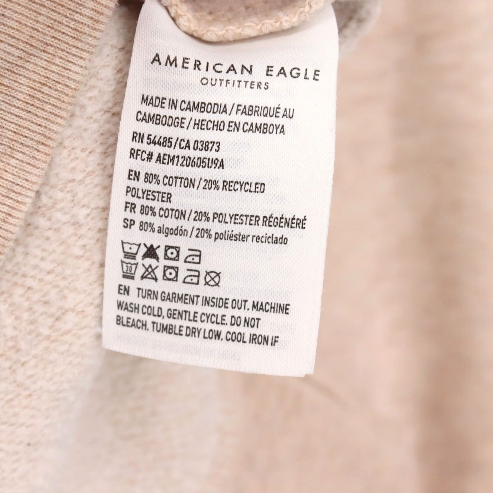 American Eagle Outfitters American Eagle Grateful Dead Hoodie Size L Oversized Sweatshirt Beige Size L / US 10 / IT 46 - 4 Thumbnail