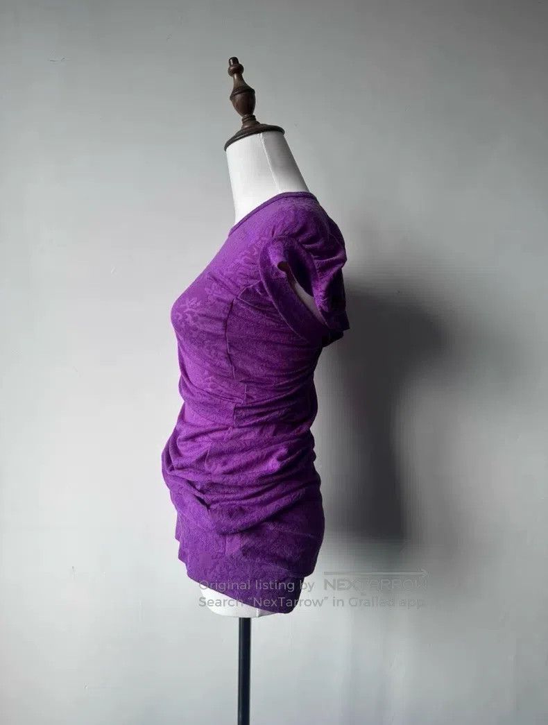 Junya Watanabe Junya Watanabe Purple lace dark textured top Size S / US 4 / IT 40 - 2 Thumbnail