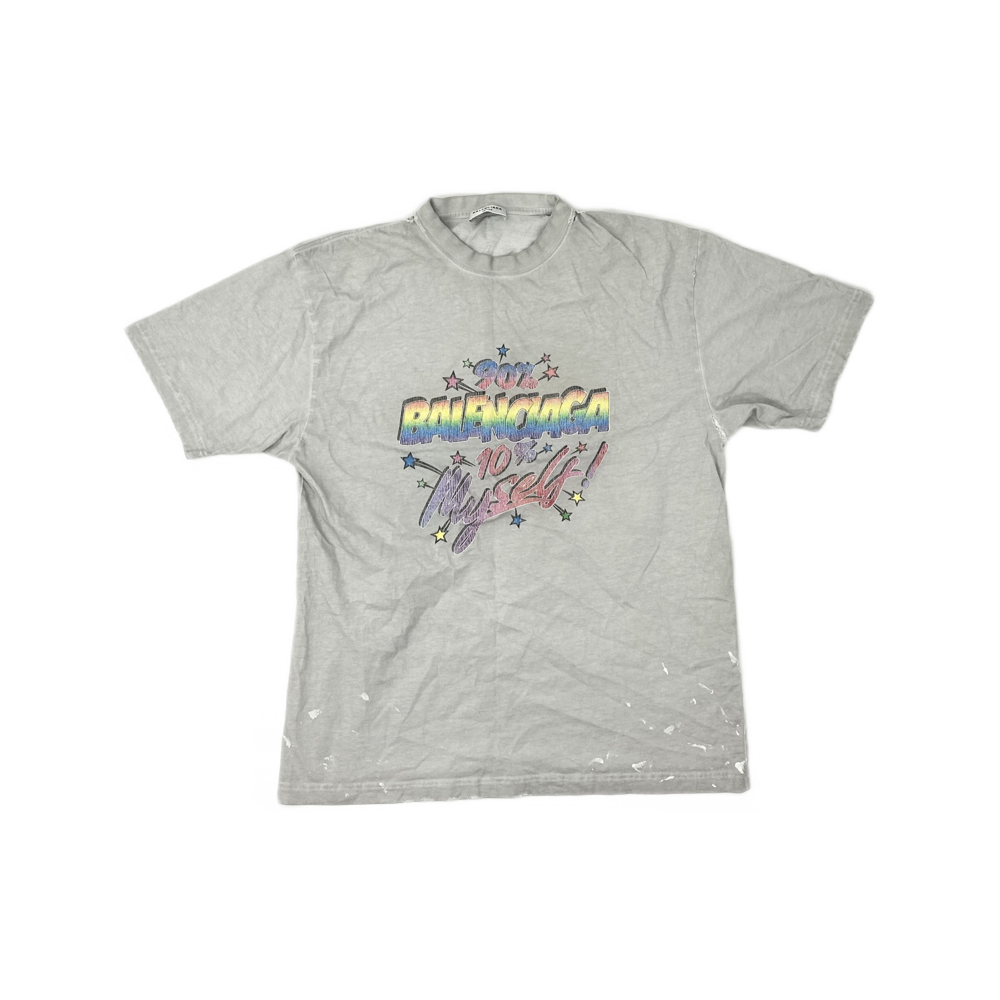 Balenciaga Balenciaga 90/10 Graphic T-Shirt Size S Size S / US 4 / IT 40 - 1 Thumbnail