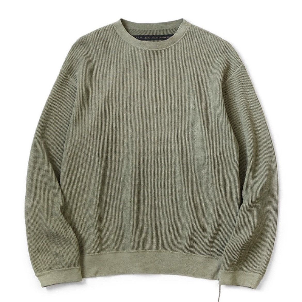 KAPITAL ECO WAFFLE BIG SWT TURQUOISE | TODAY CLOTHING