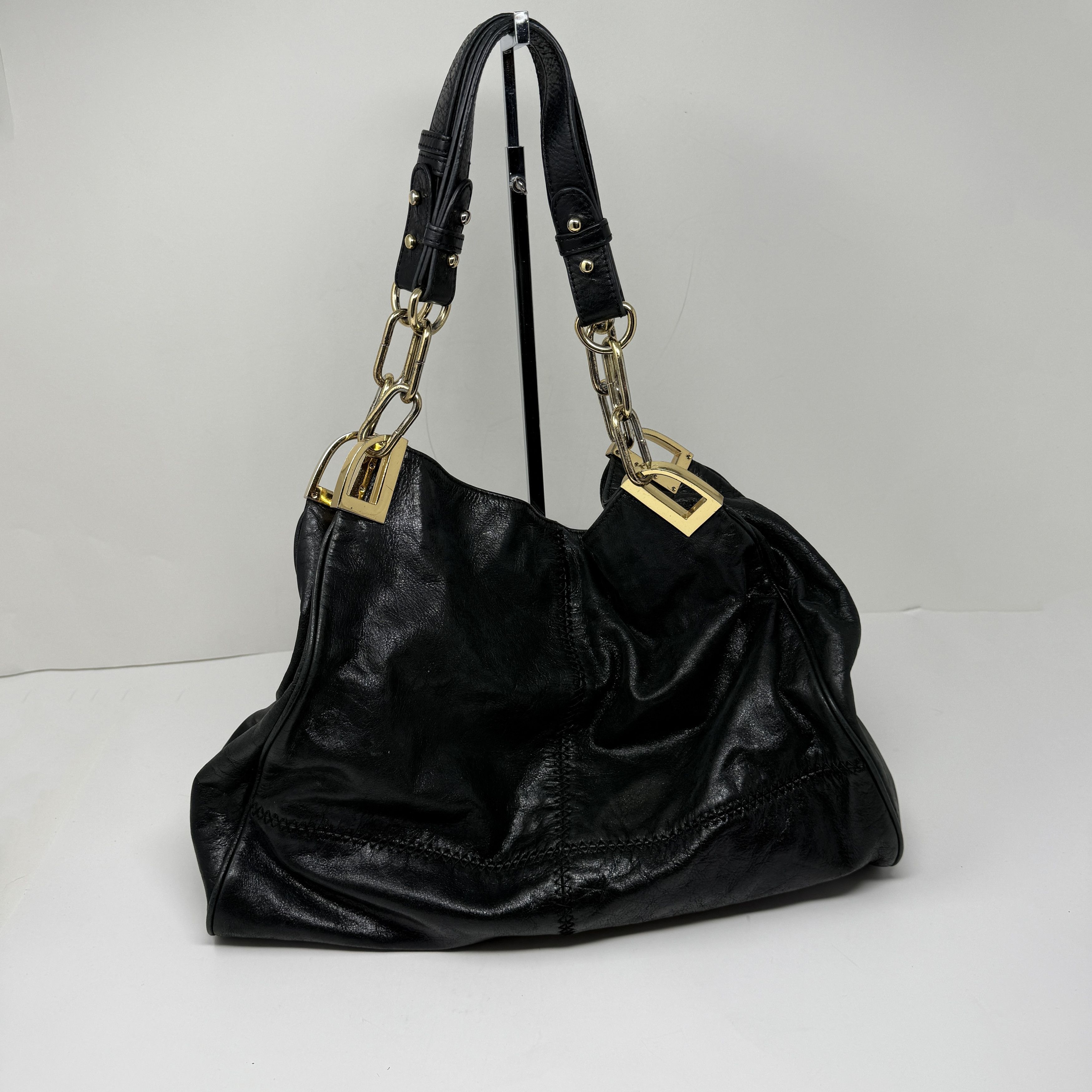Badgley Mischka Badgley Mischka Gaia Genuine Leather Gold Size ONE SIZE - 1 Thumbnail