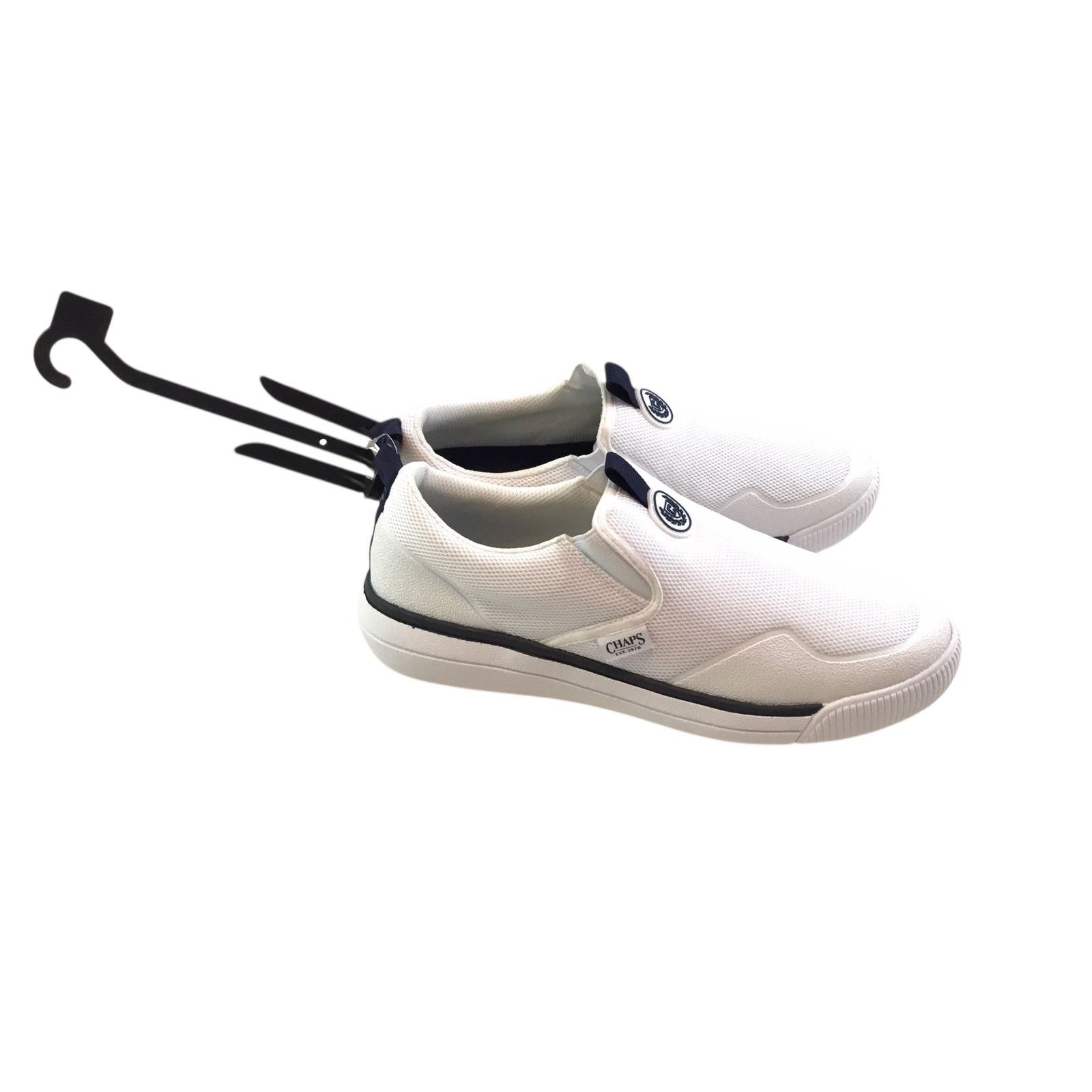 Chaps Chaps Men's Kent Slip-On Shoe White Blue Size 10.5 NWT Size US 10.5 / EU 43-44 - 3 Thumbnail