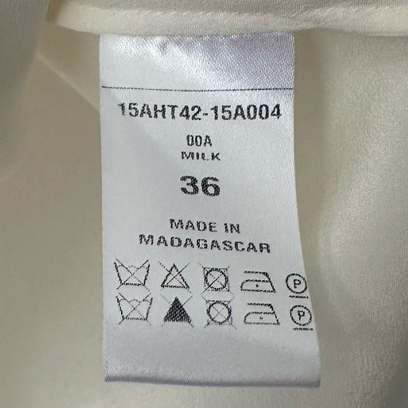Chloe '15 Romantic Ruffle Silk Blouse in Milk FR 36 Sleeveless Size XS / US 0-2 / IT 36-38 - 10 Thumbnail